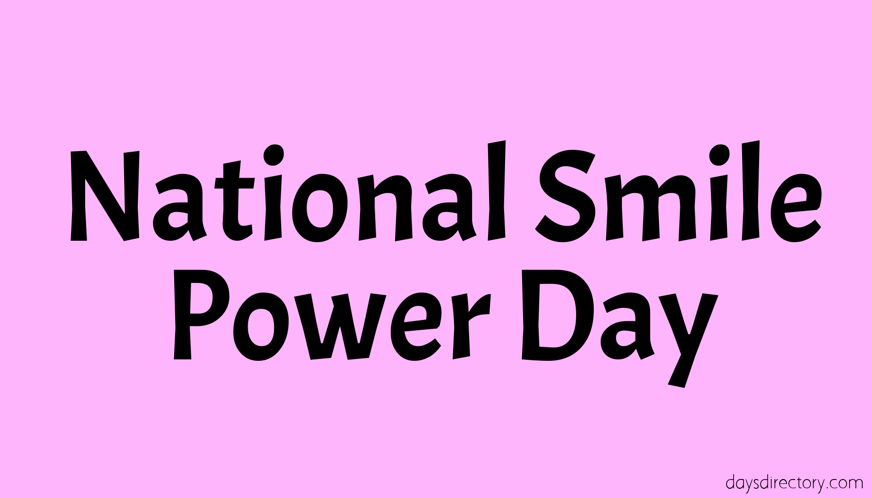 National Smile Power Day