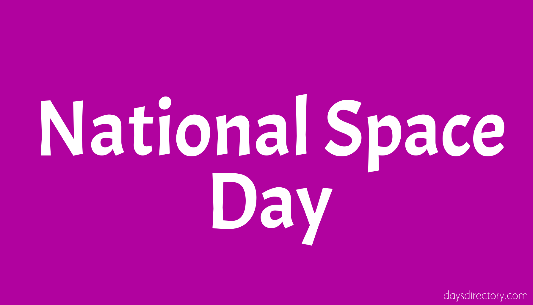 National Space Day
