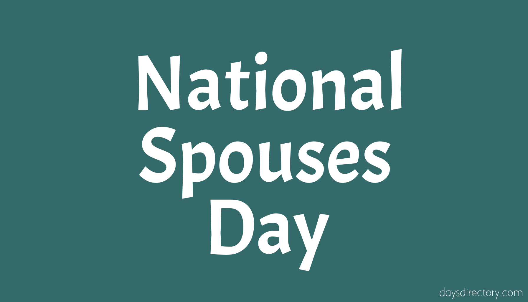 National Spouses Day