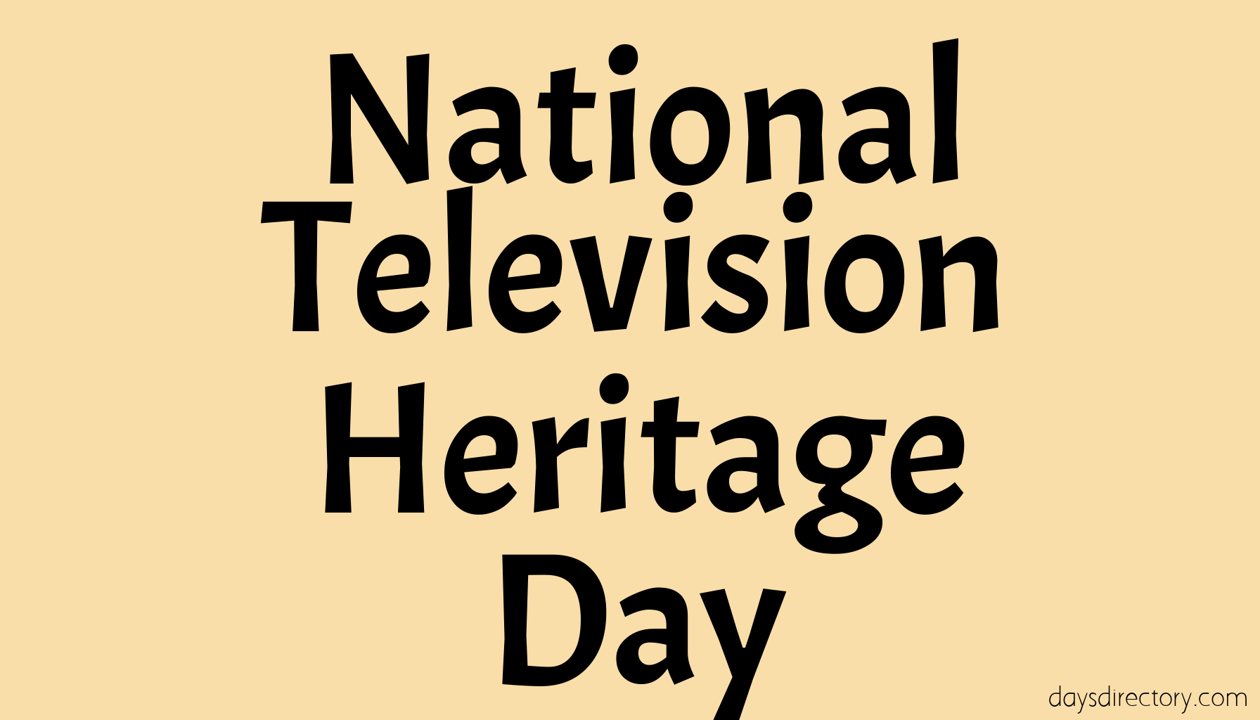 National Television Heritage Day