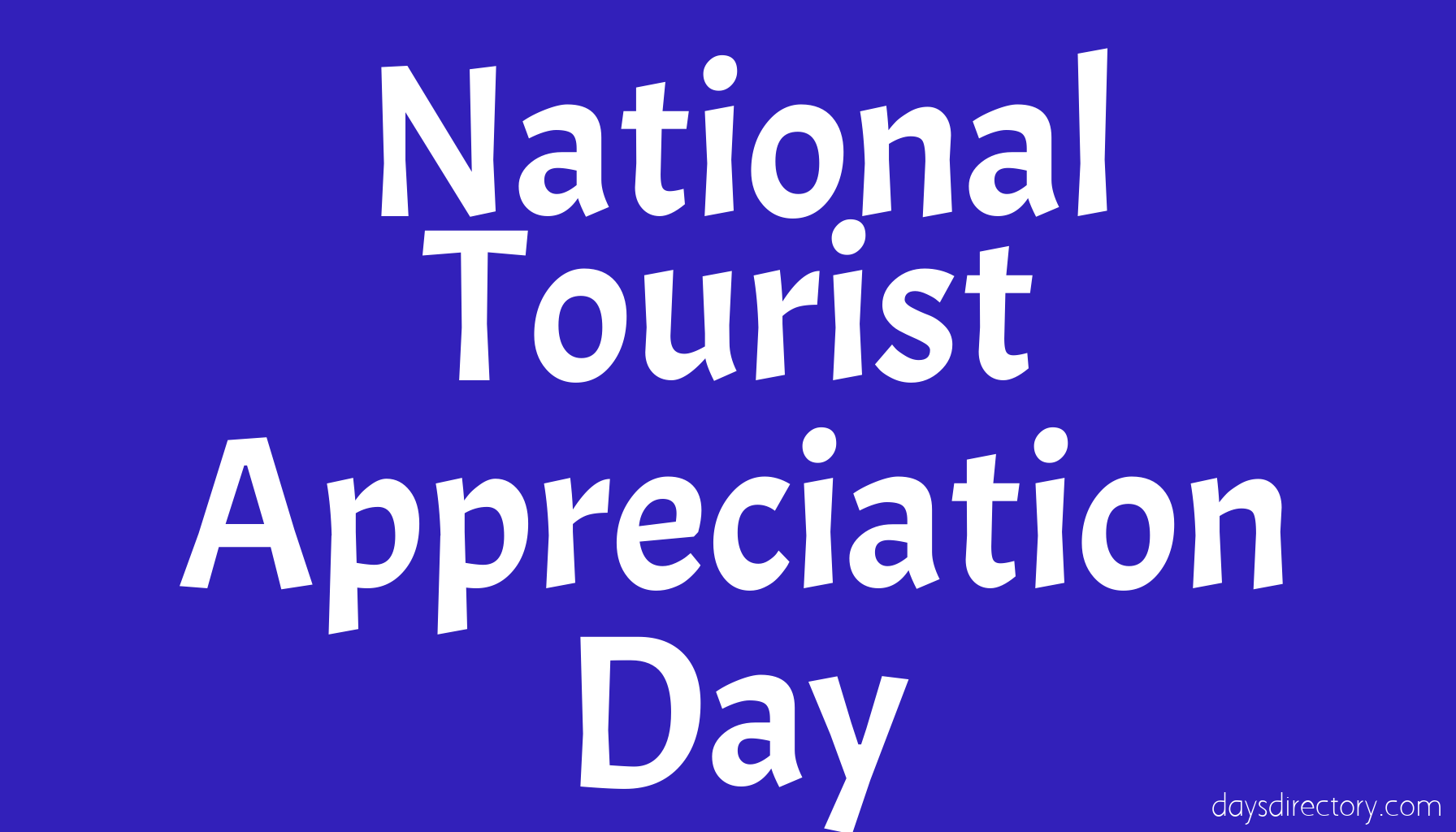 National Tourist Appreciation Day