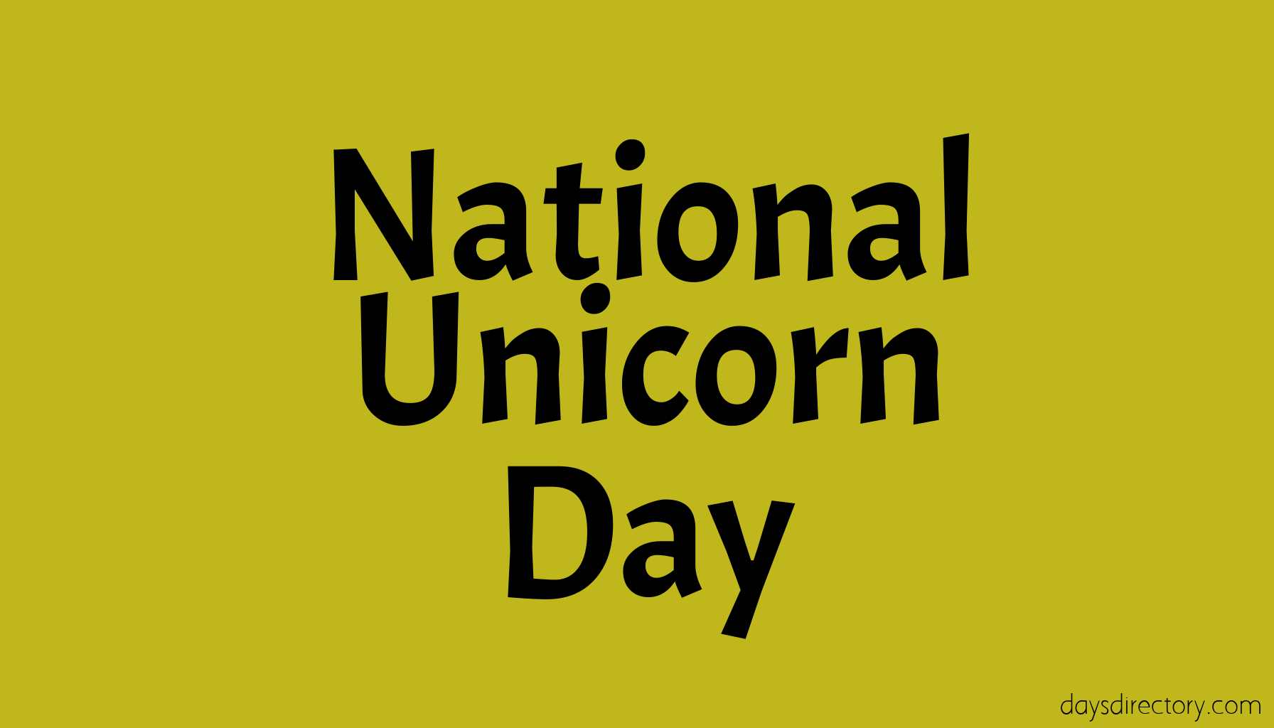 National Unicorn Day