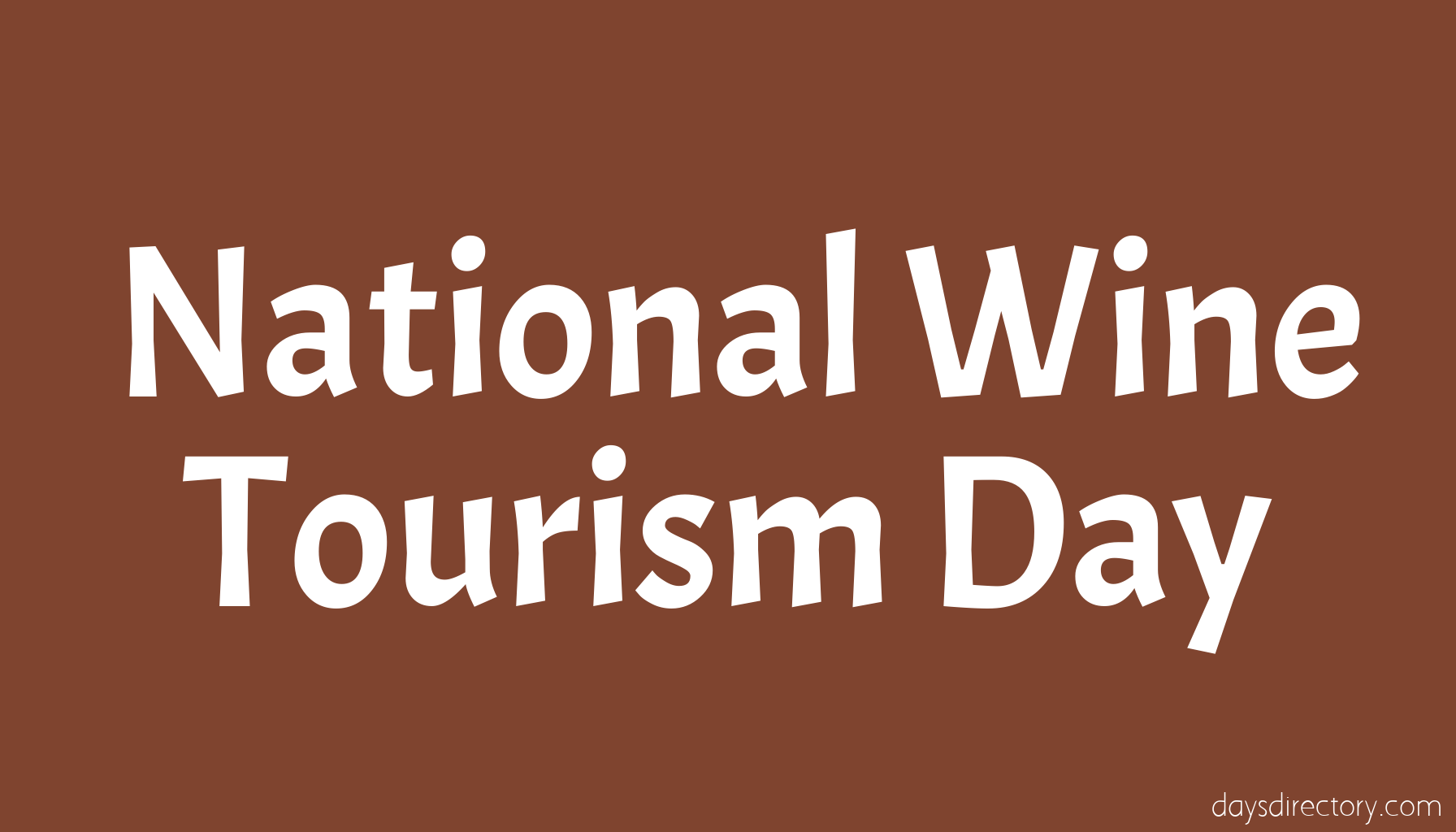 National Wine Tourism Day