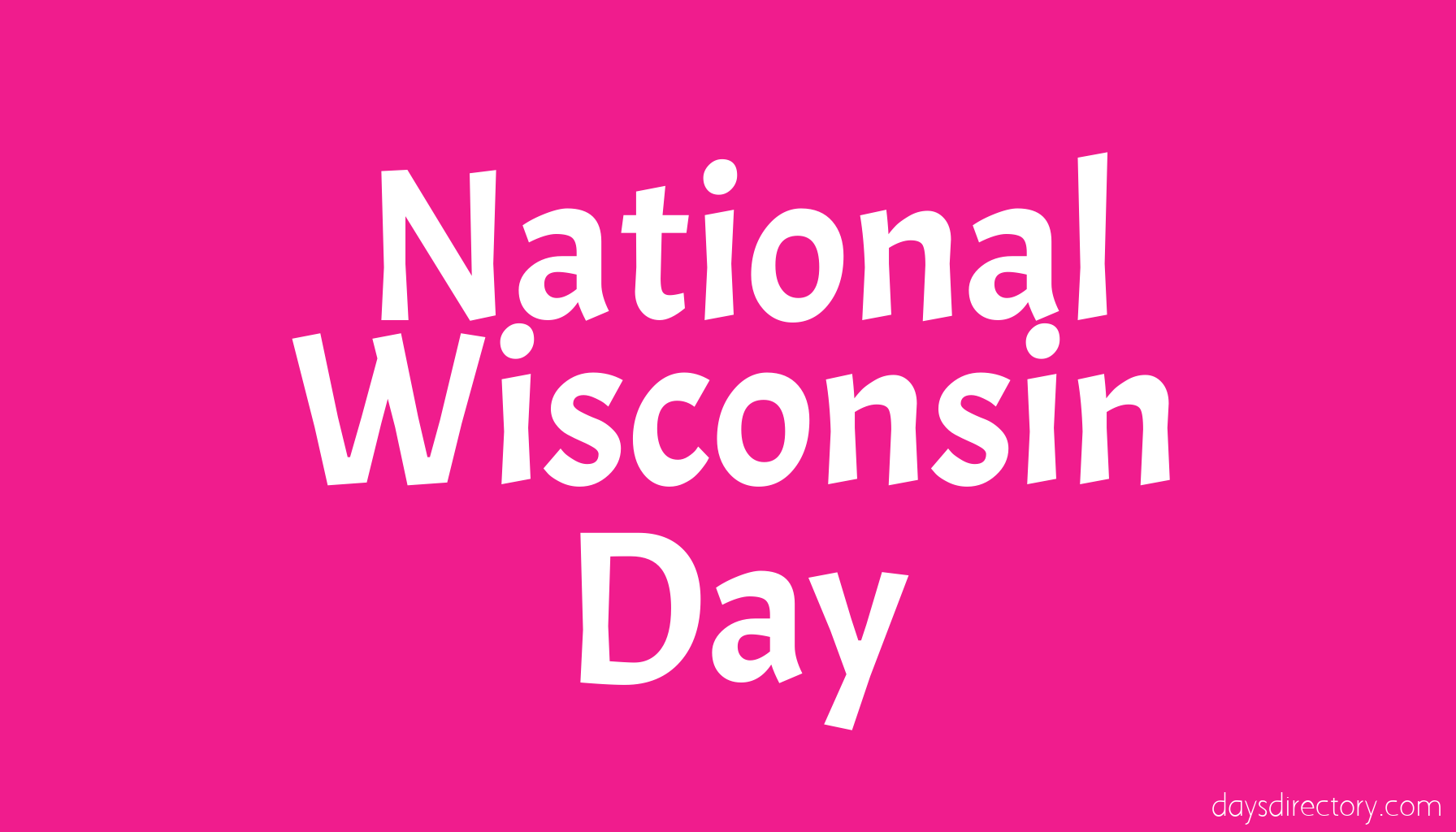 National Wisconsin Day