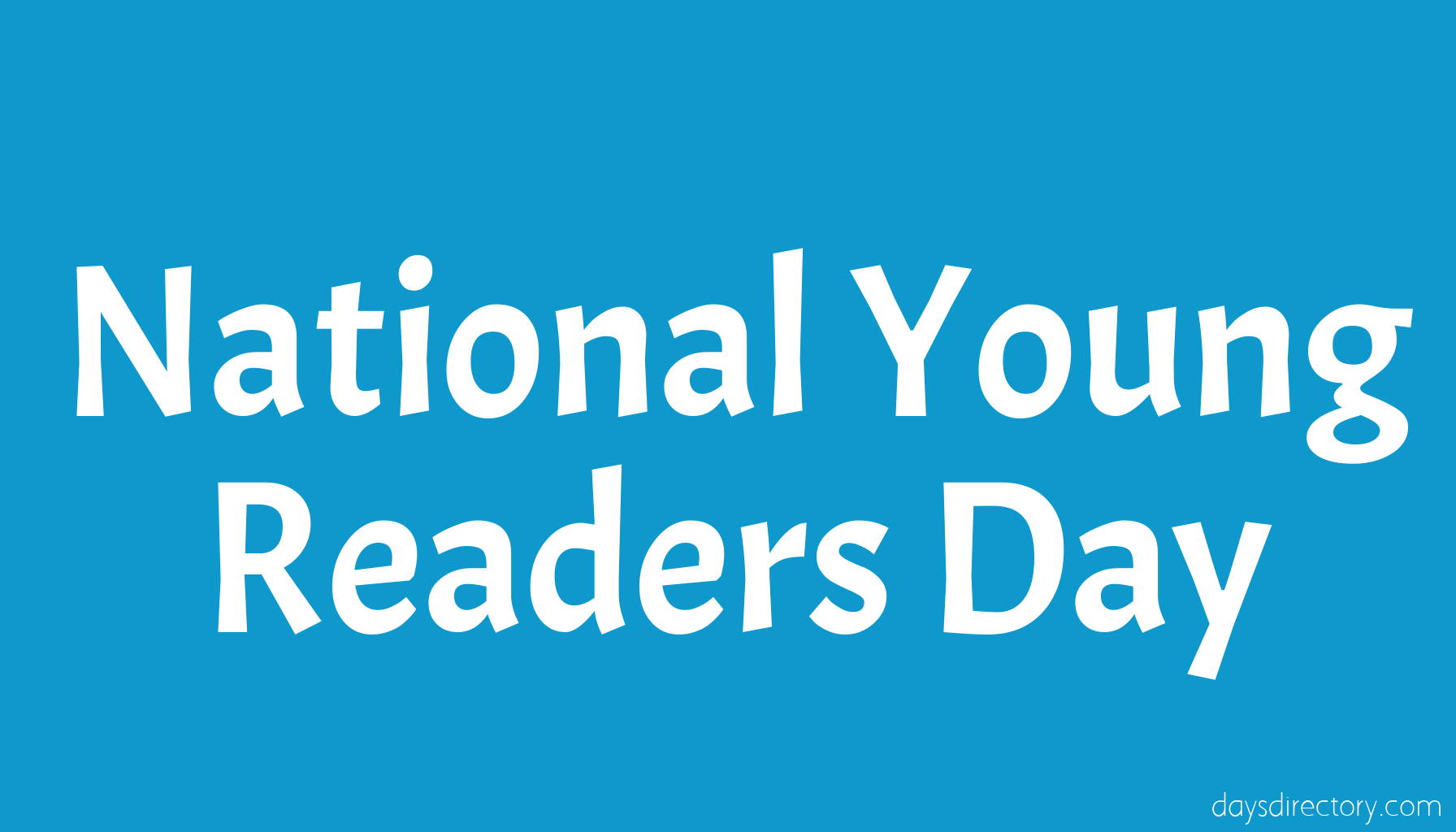 National Young Readers Day