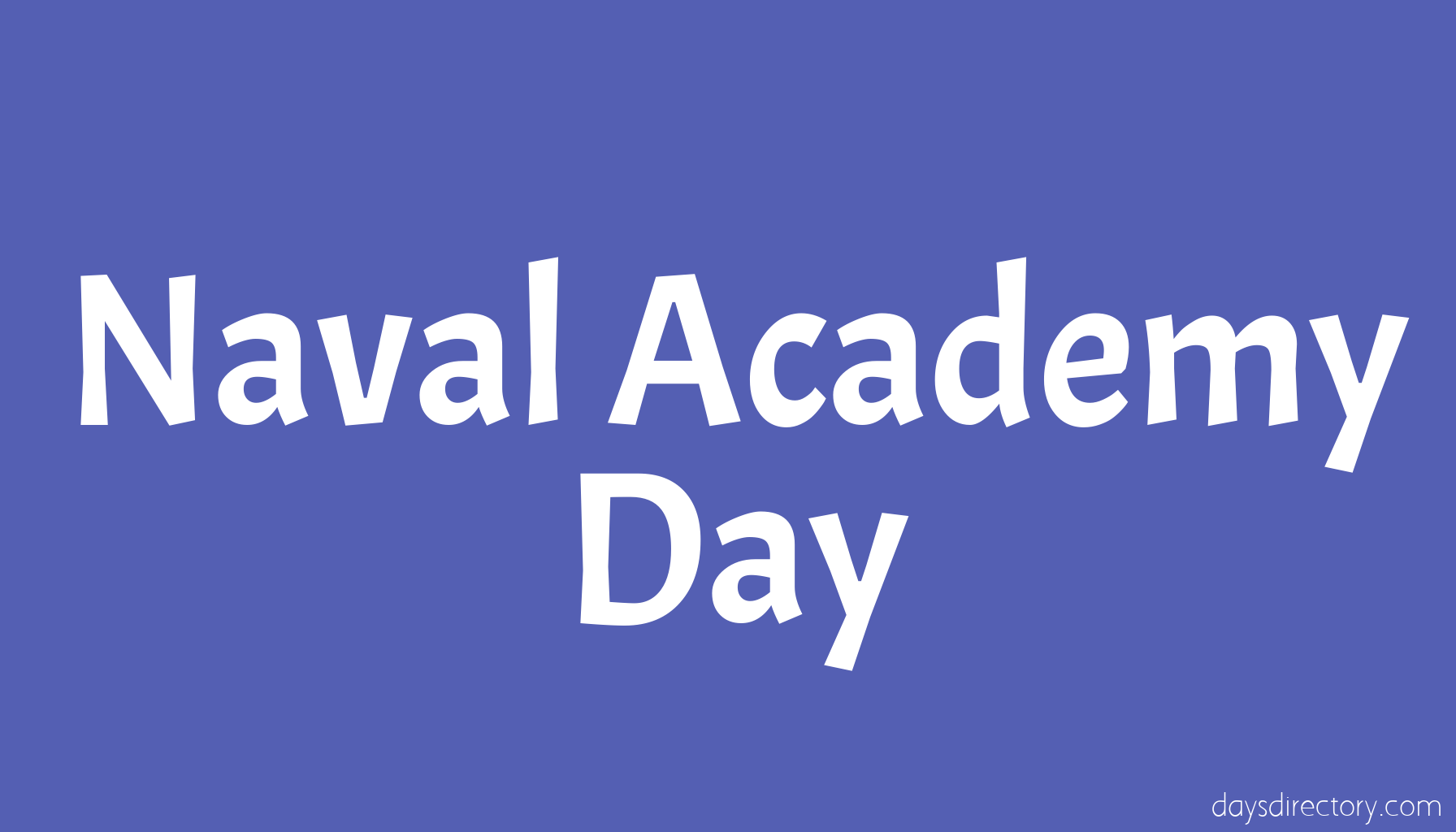 Naval Academy Day