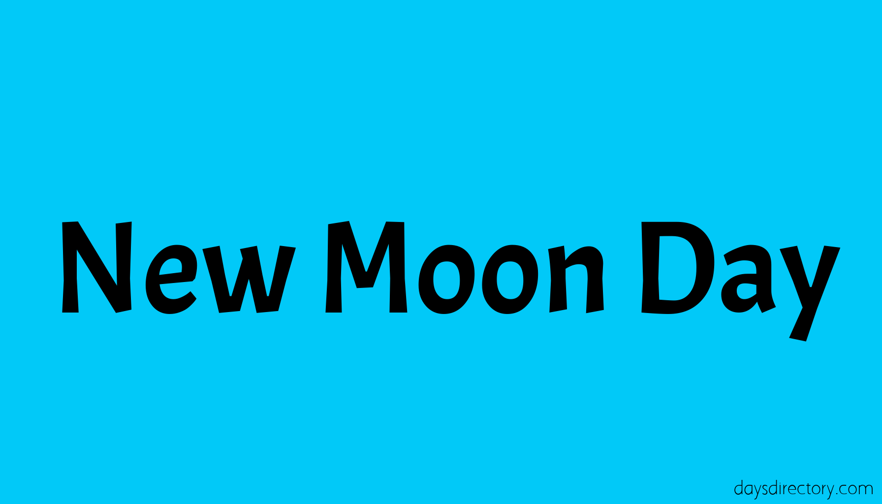 New Moon Day