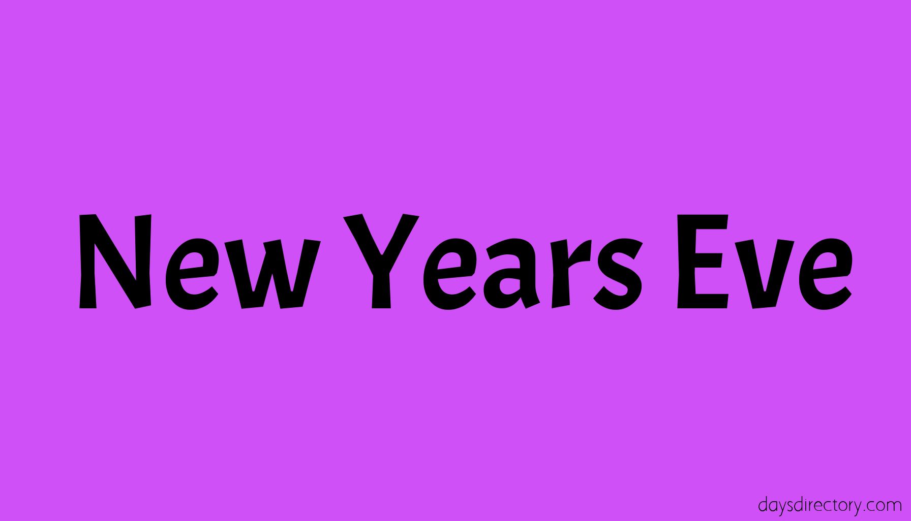 New Years Eve