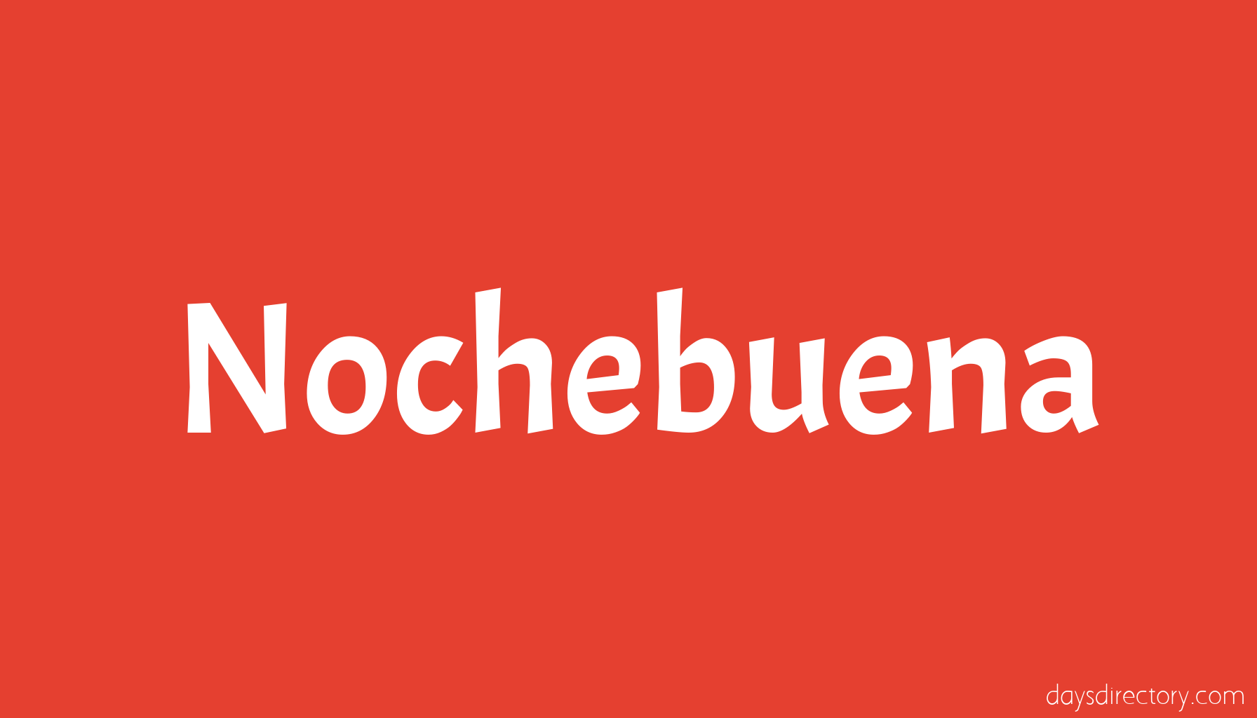 Nochebuena