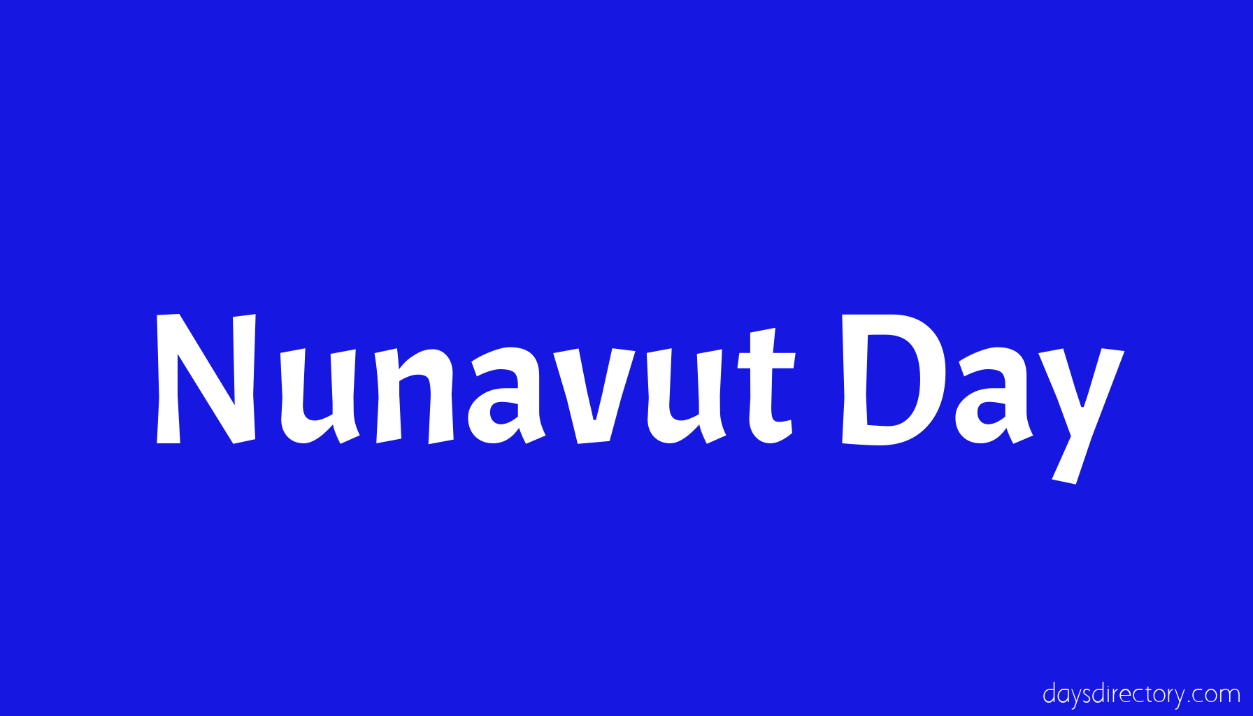 Nunavut Day