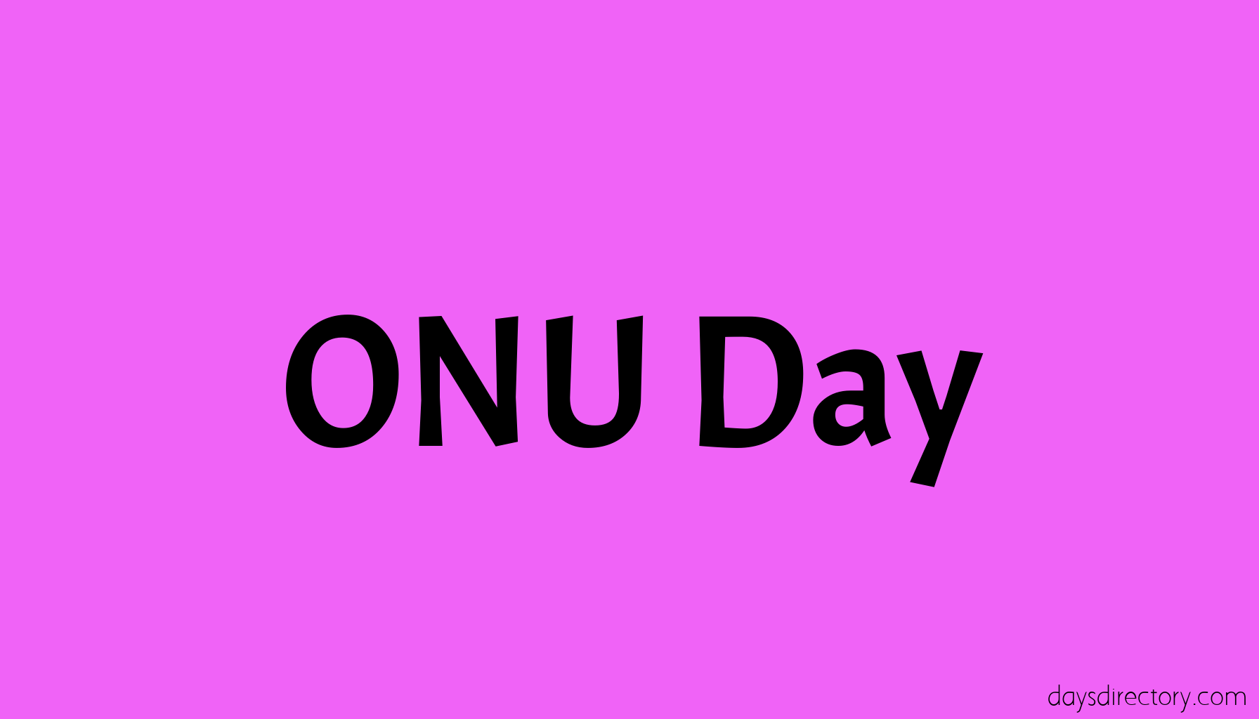 ONU Day