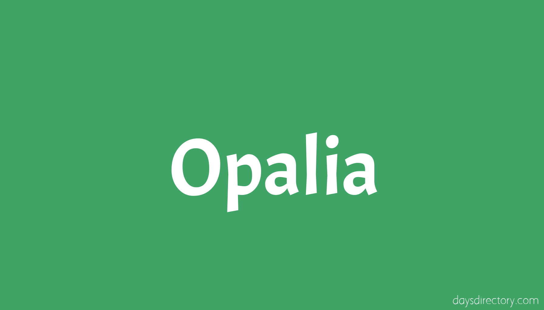 Opalia