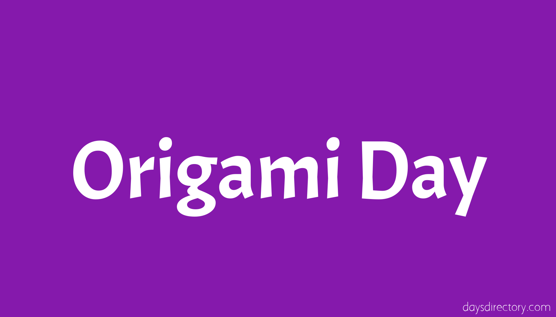 Origami Day