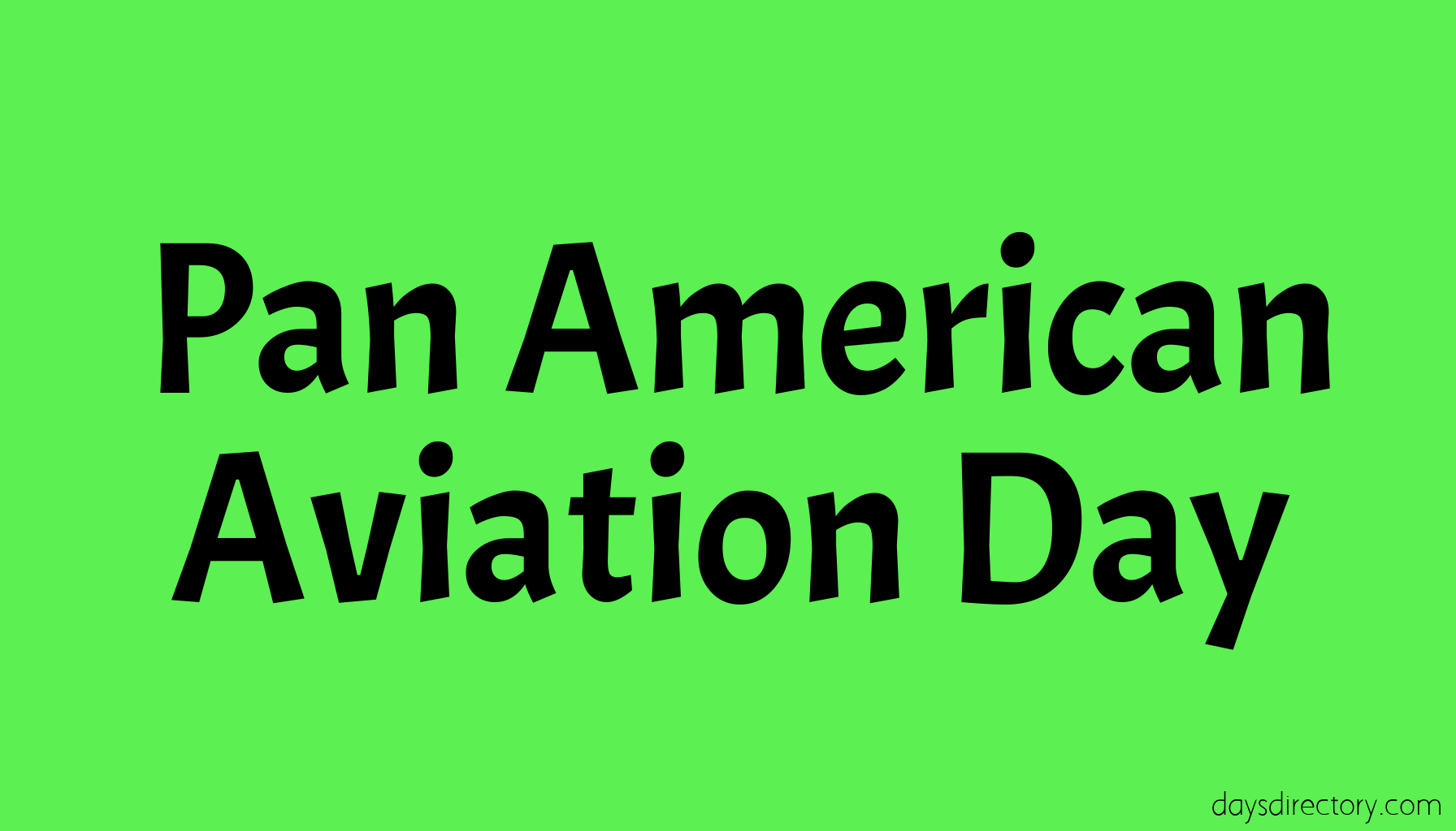Pan American Aviation Day