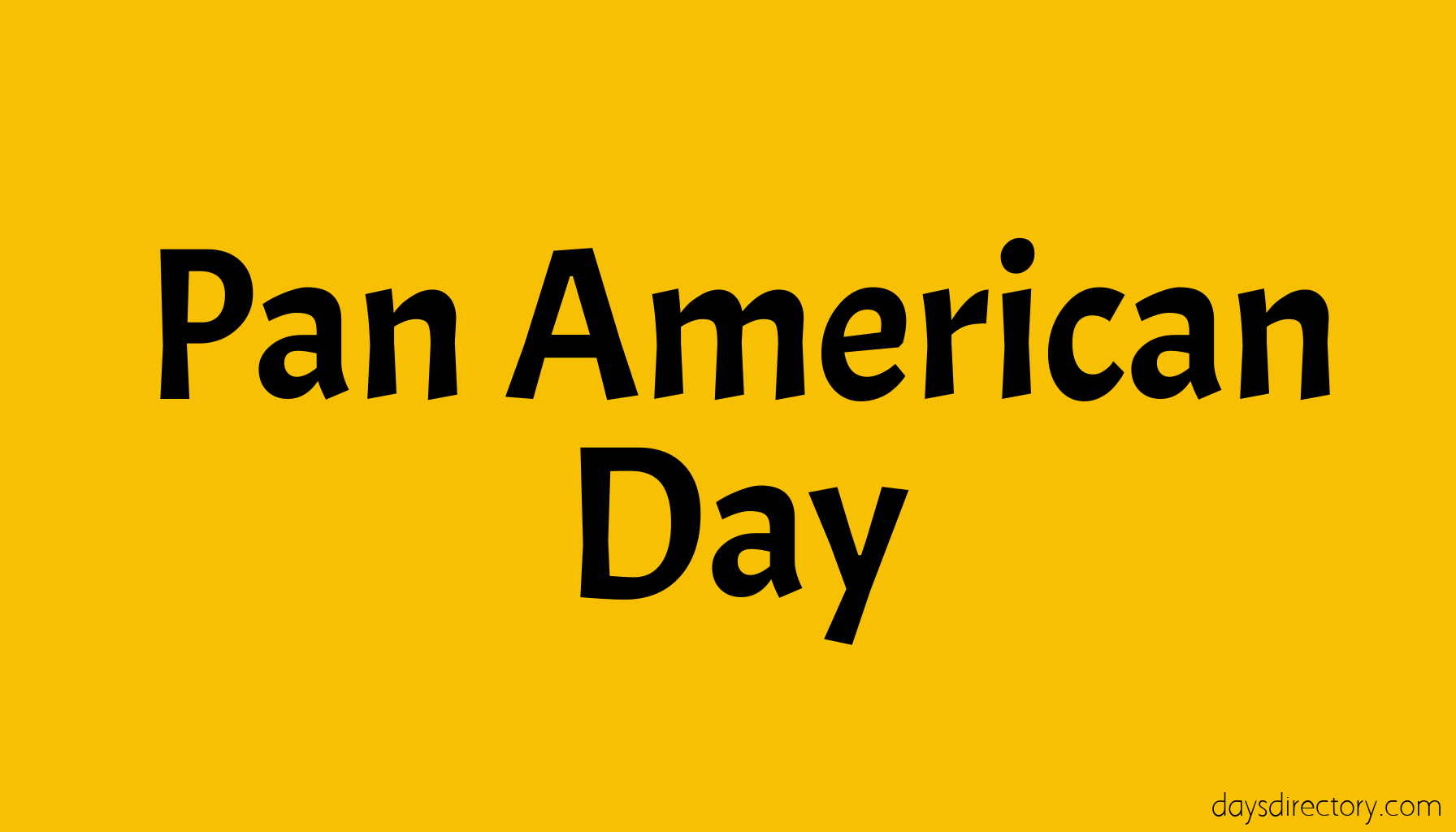 Pan American Day