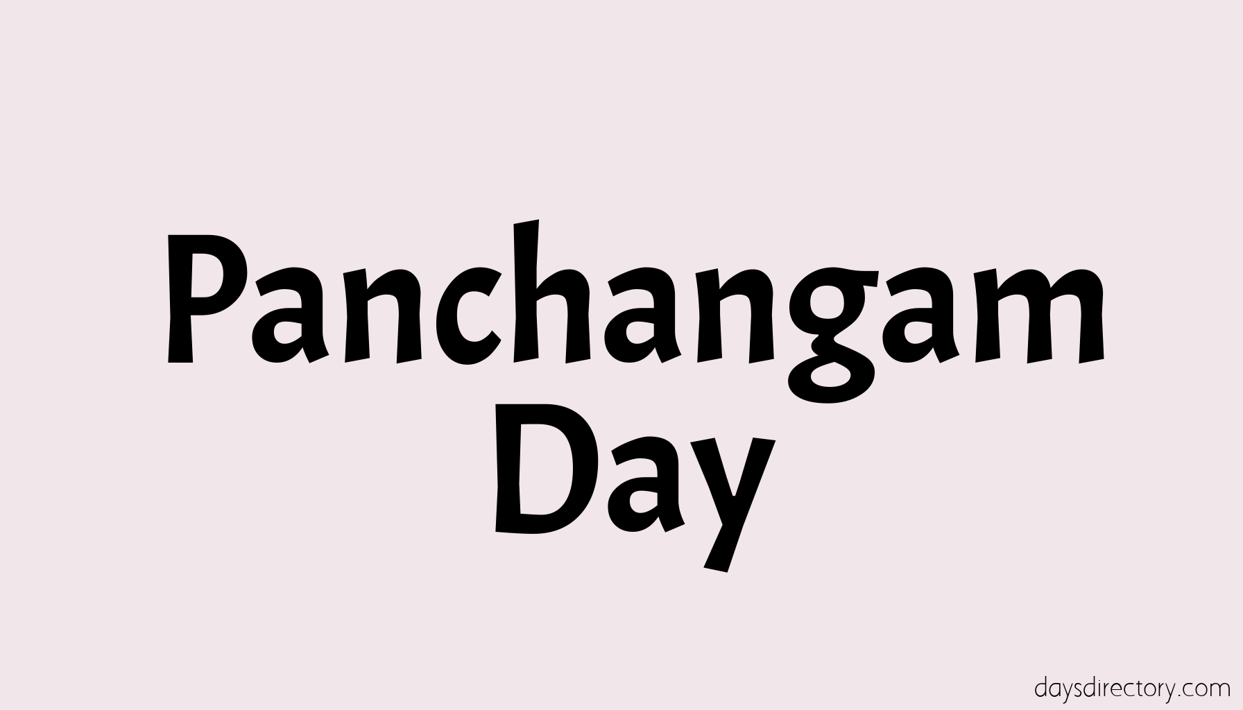 Panchangam Day
