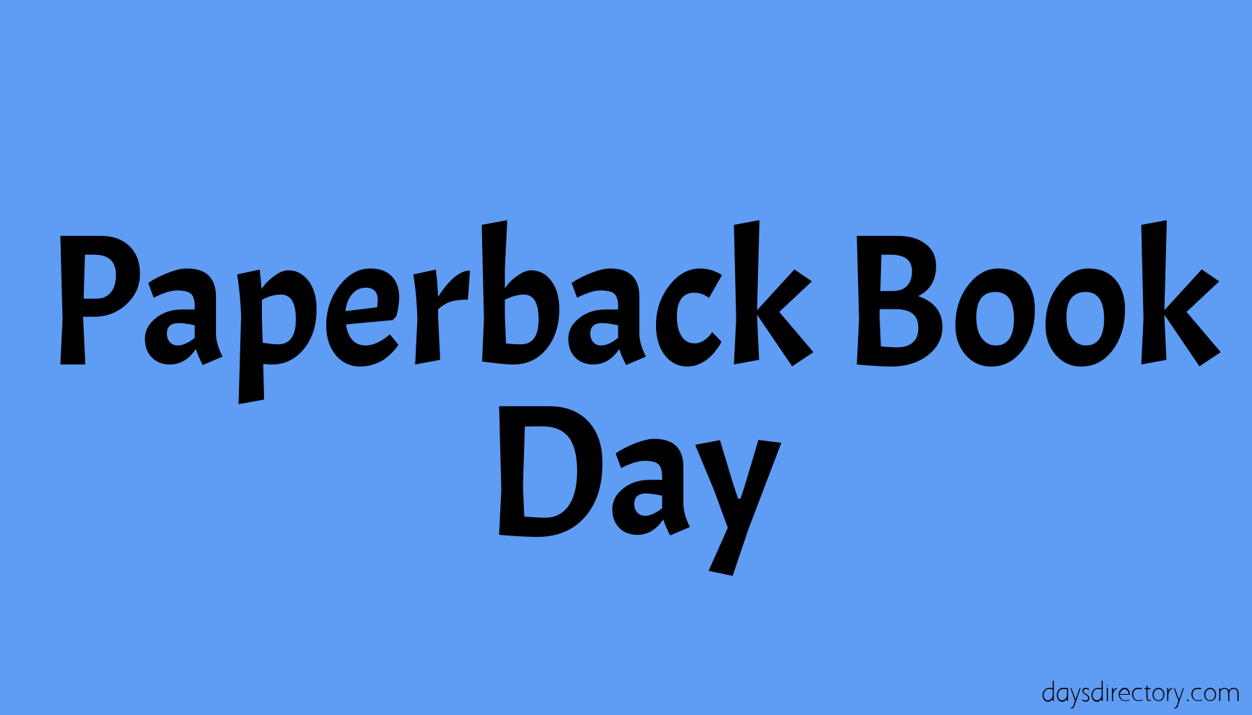 Paperback Book Day