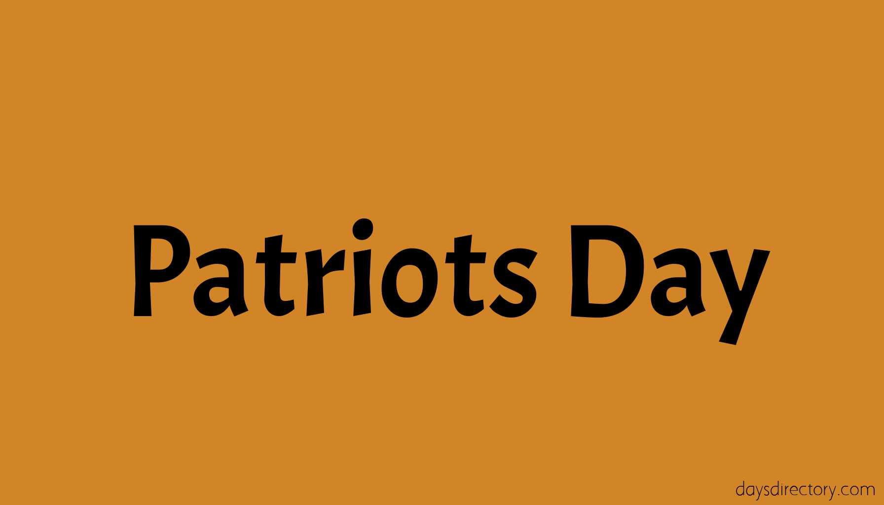 Patriots Day