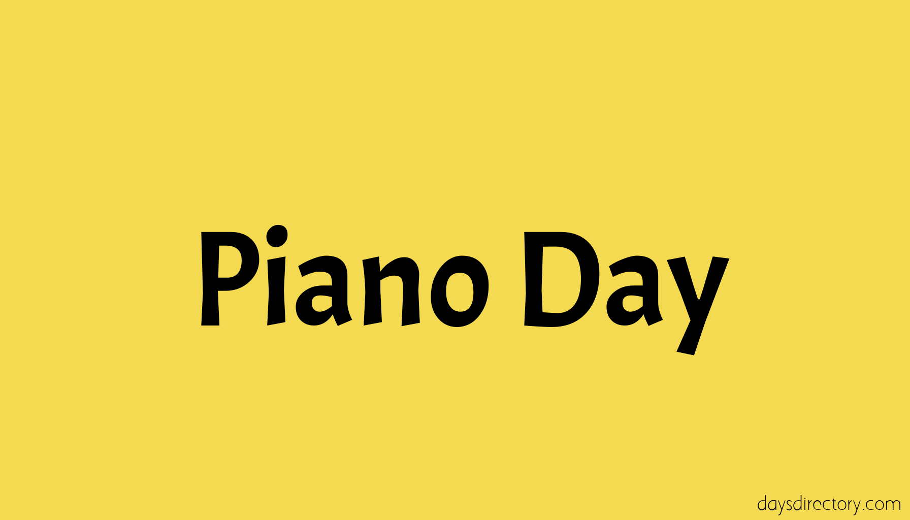 Piano Day