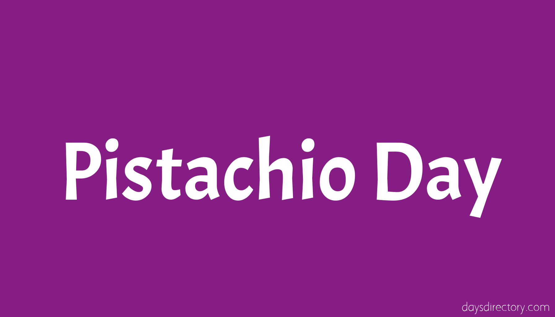 Pistachio Day