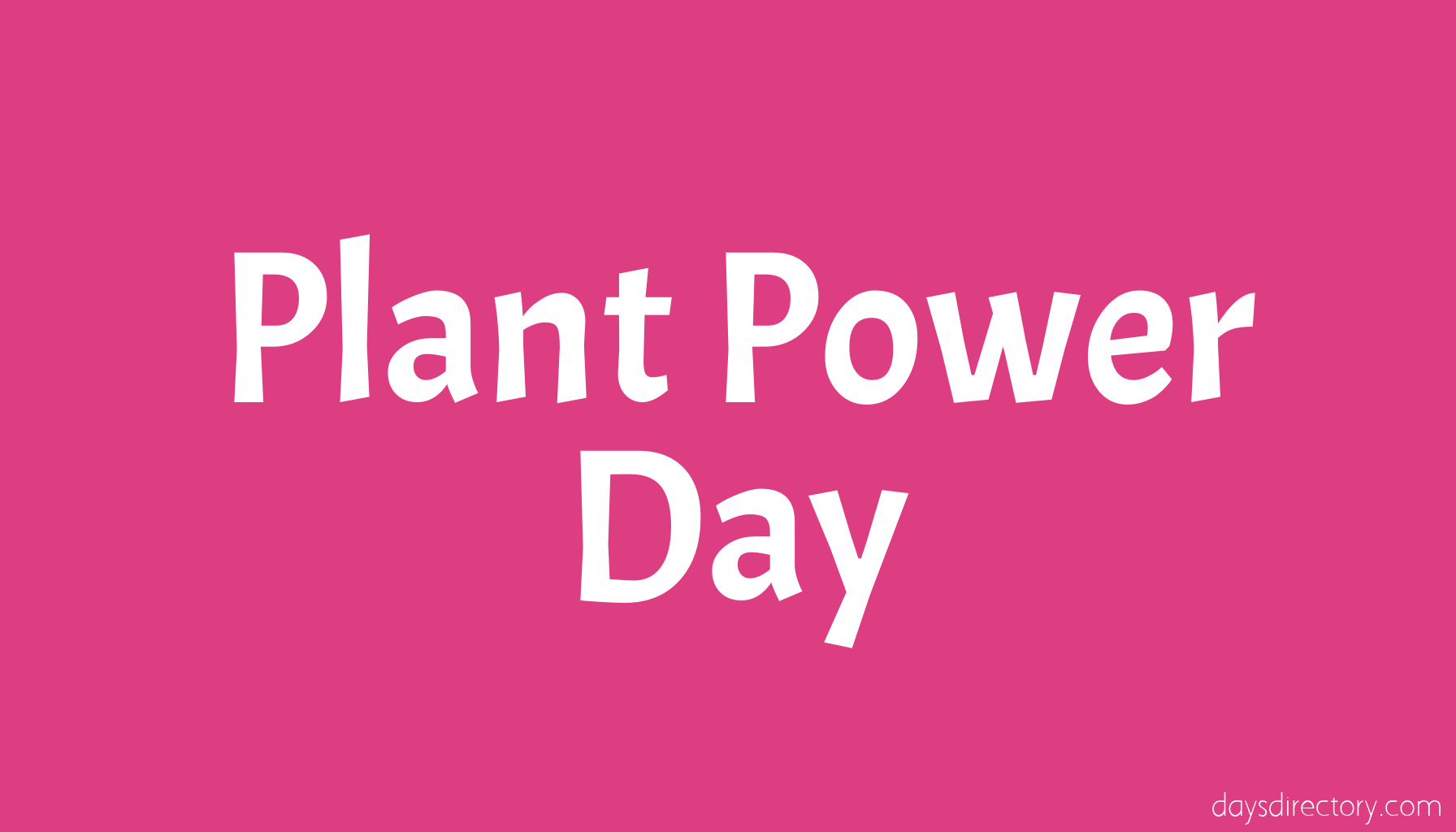 Plant Power Day