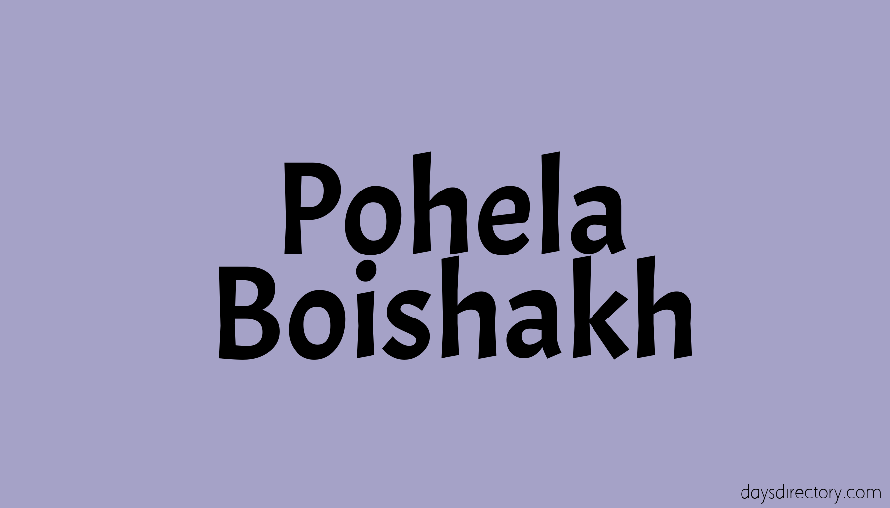 Pohela Boishakh