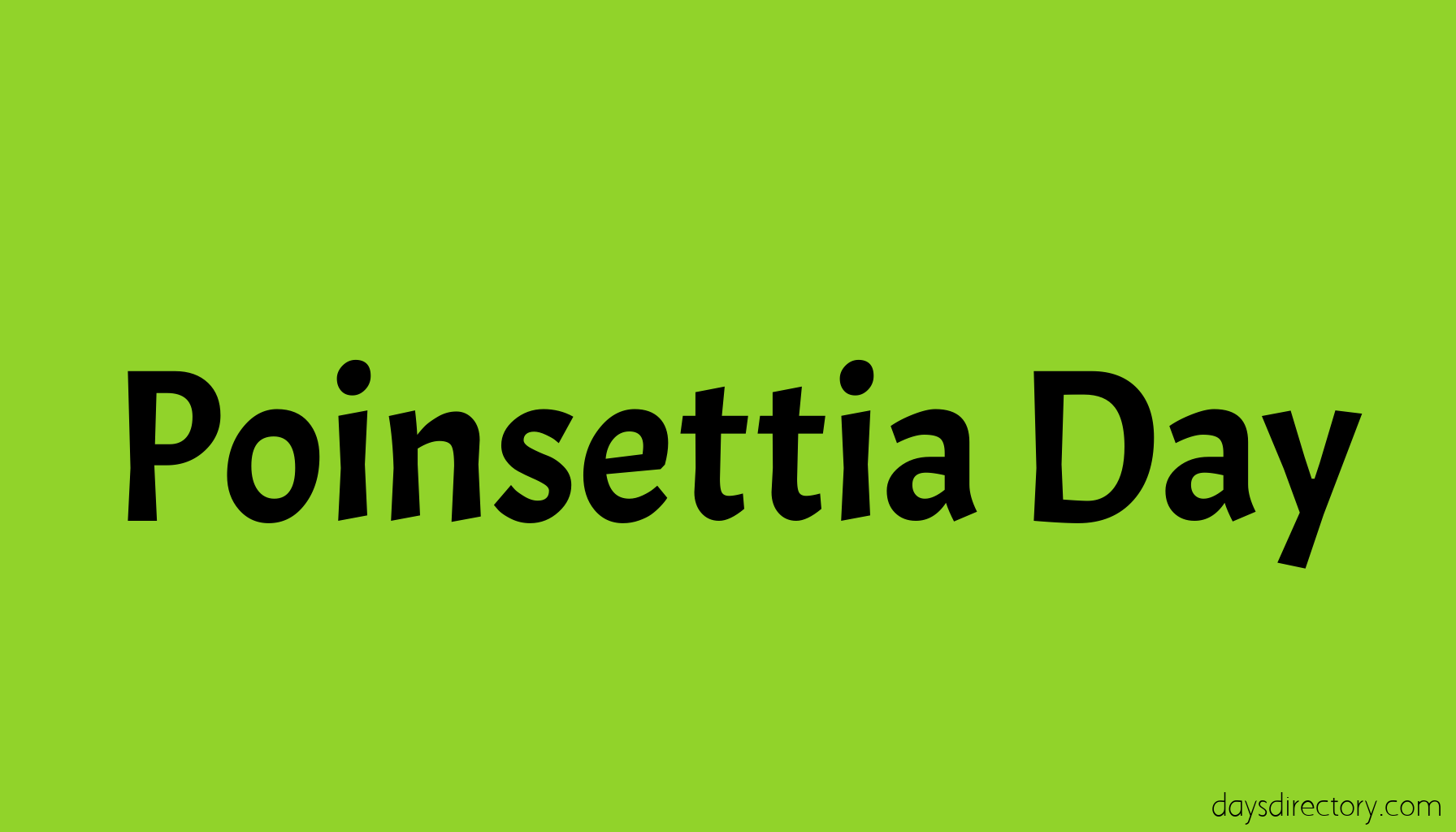 Poinsettia Day