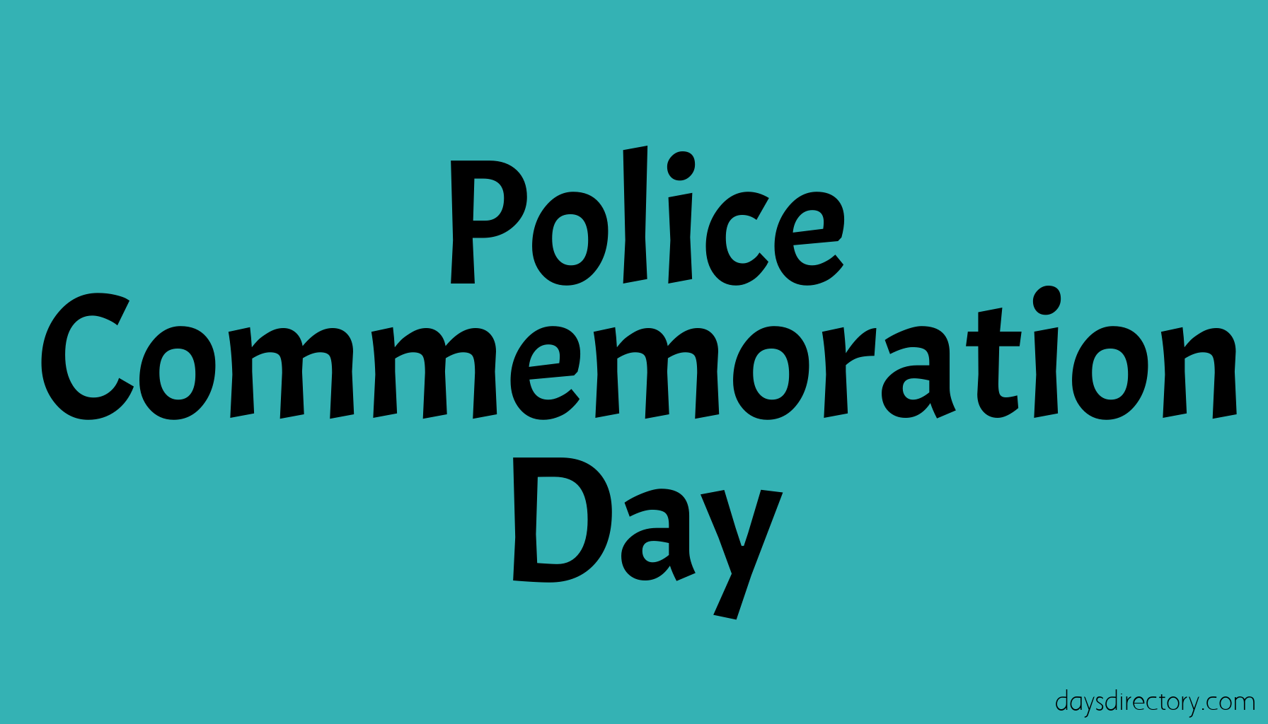 Police Commemoration Day