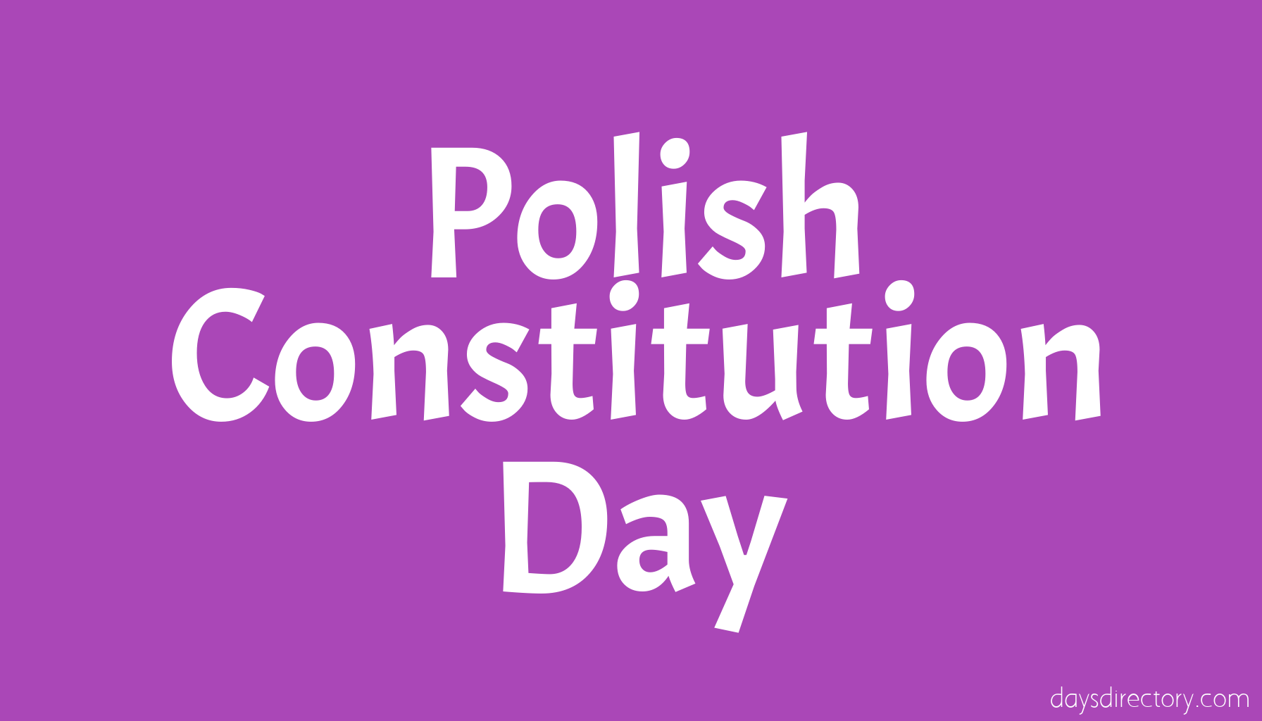 Polish Constitution Day