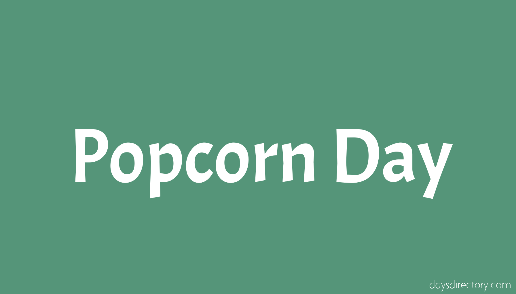 Popcorn Day