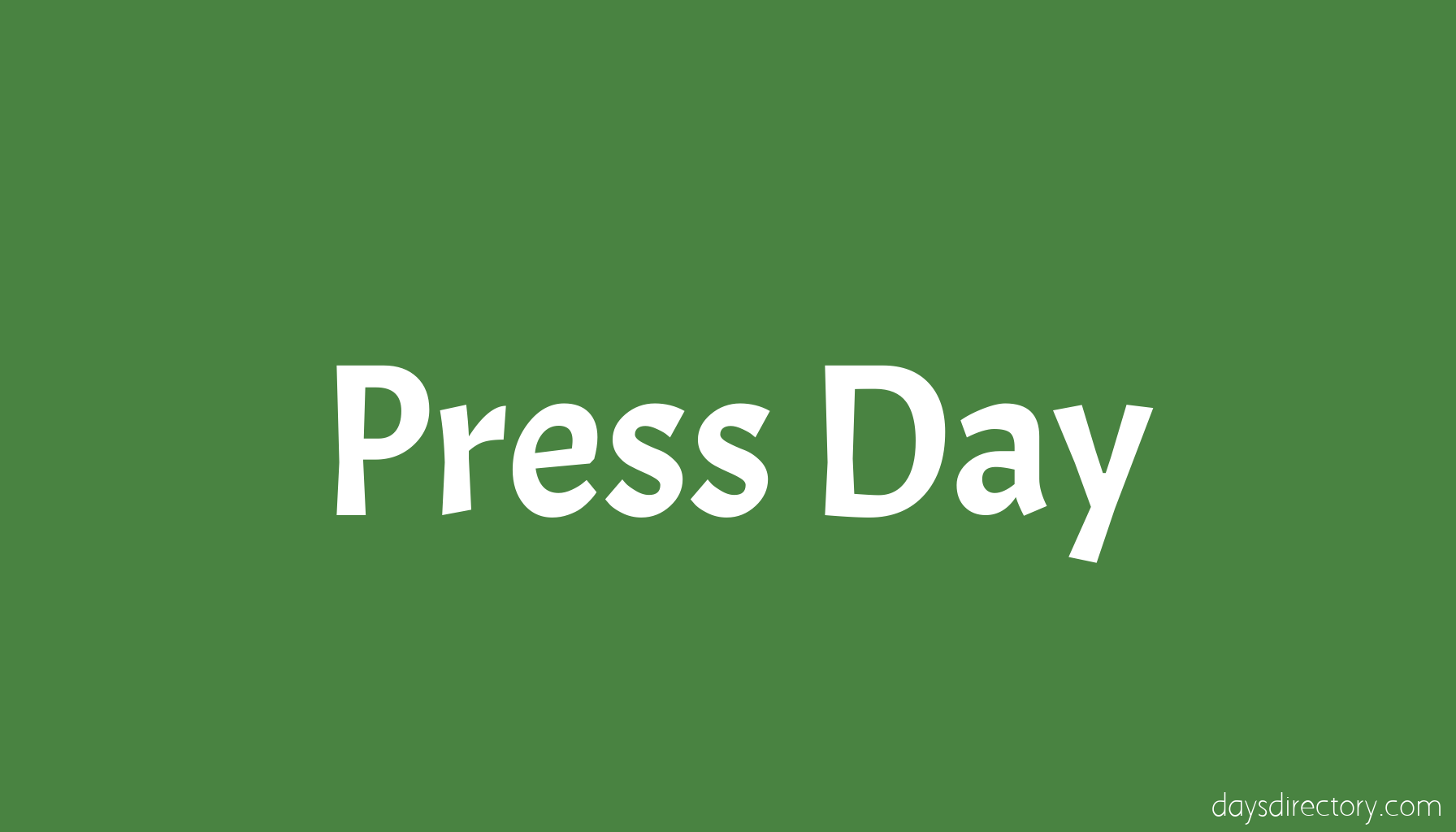 Press Day