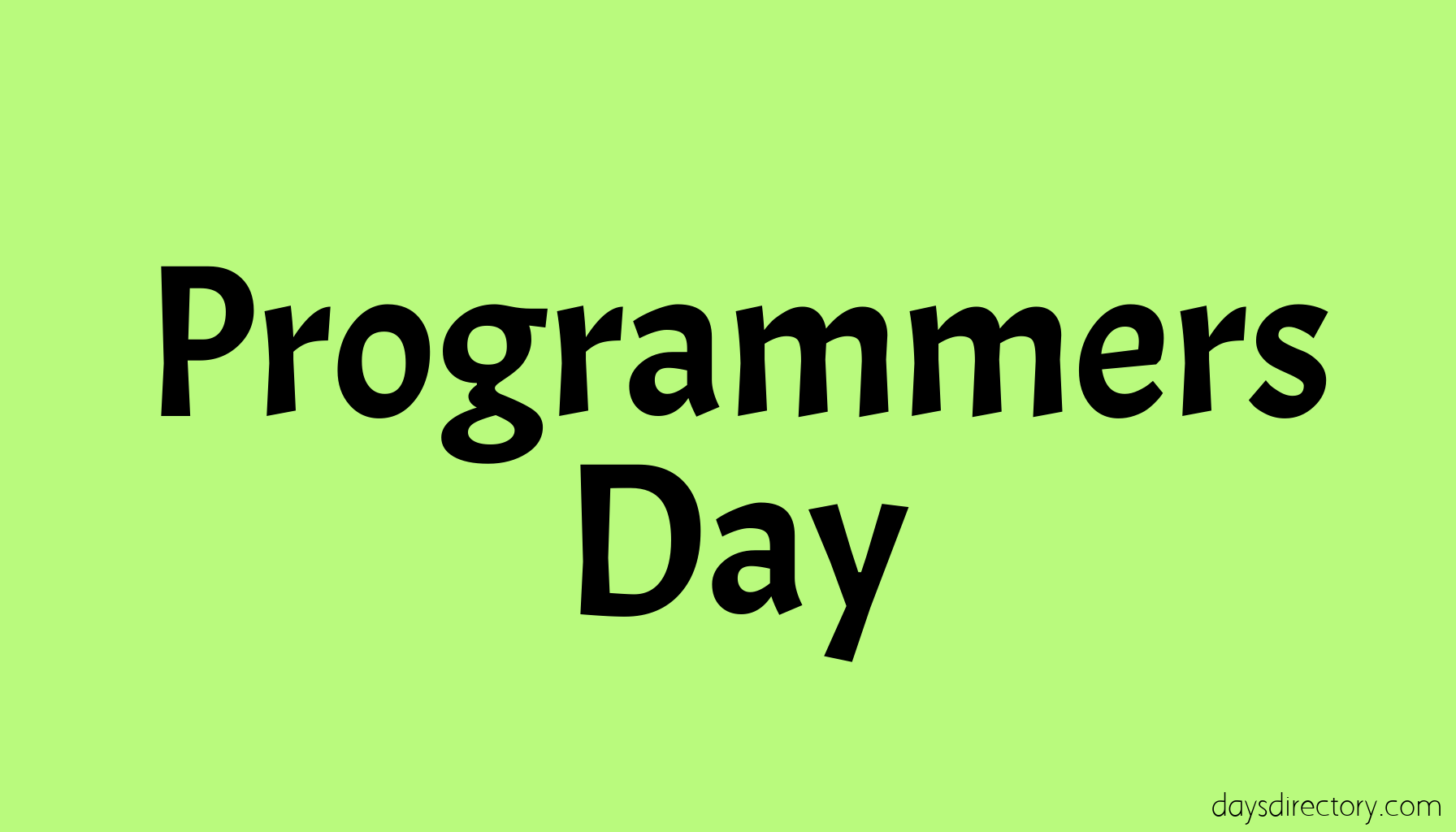 Programmers Day