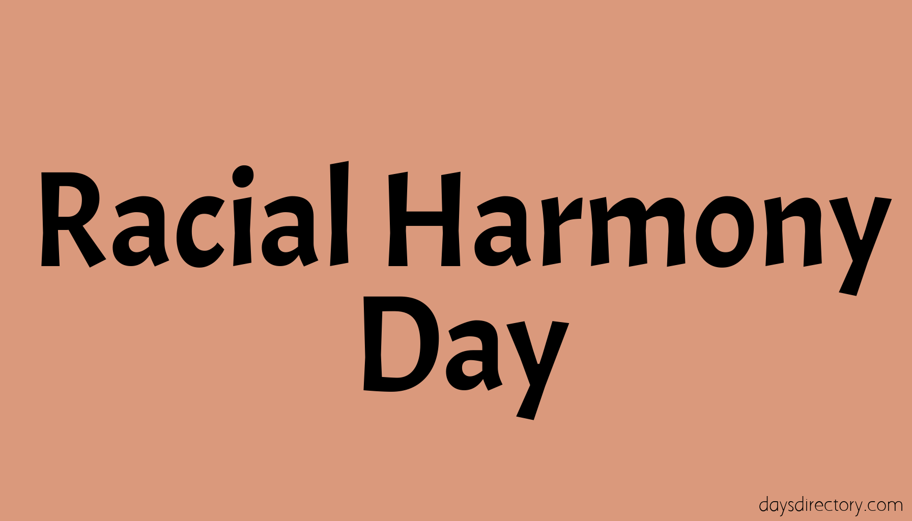 Racial Harmony Day