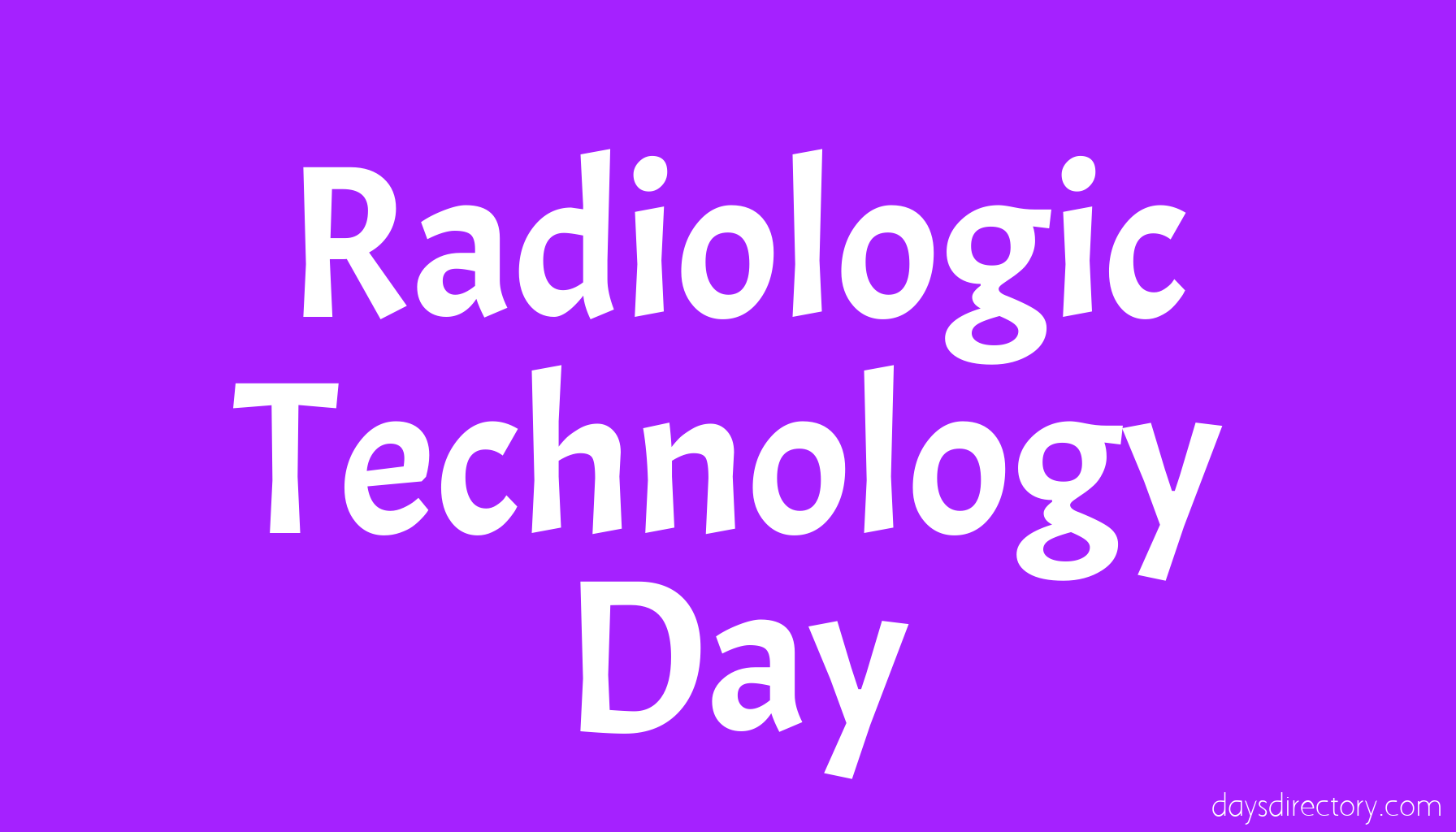 Radiologic Technology Day