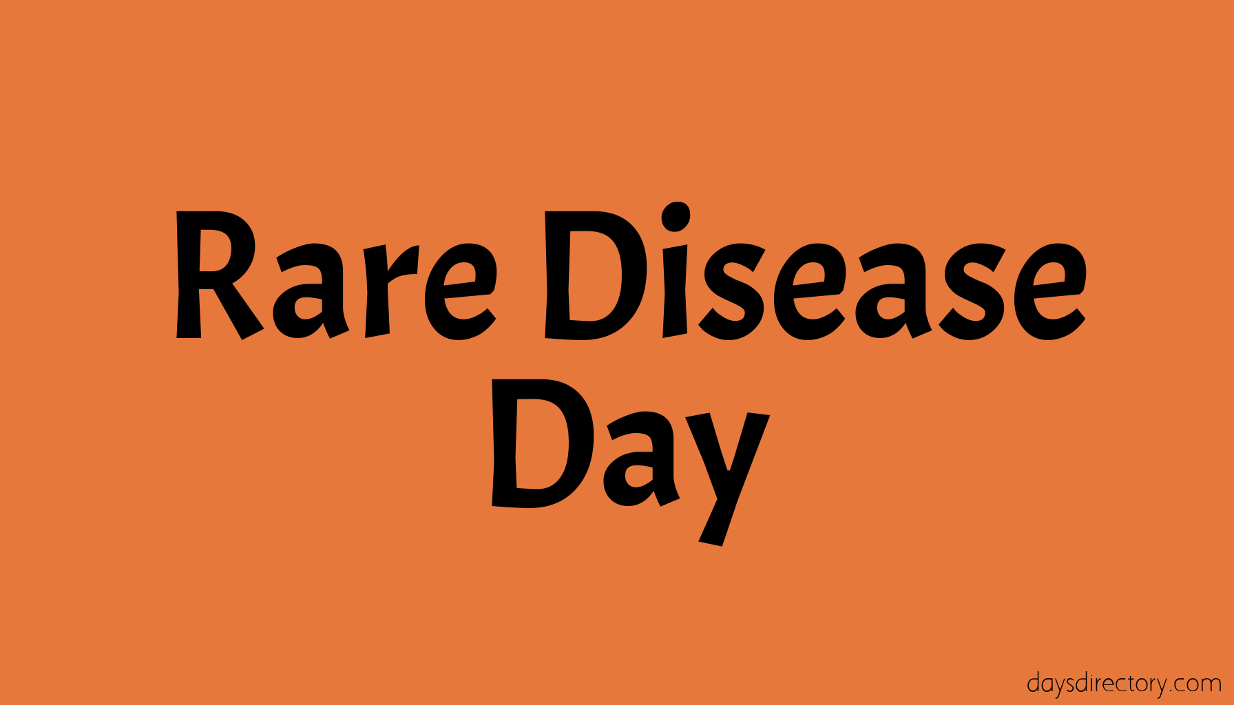 Rare Disease Day