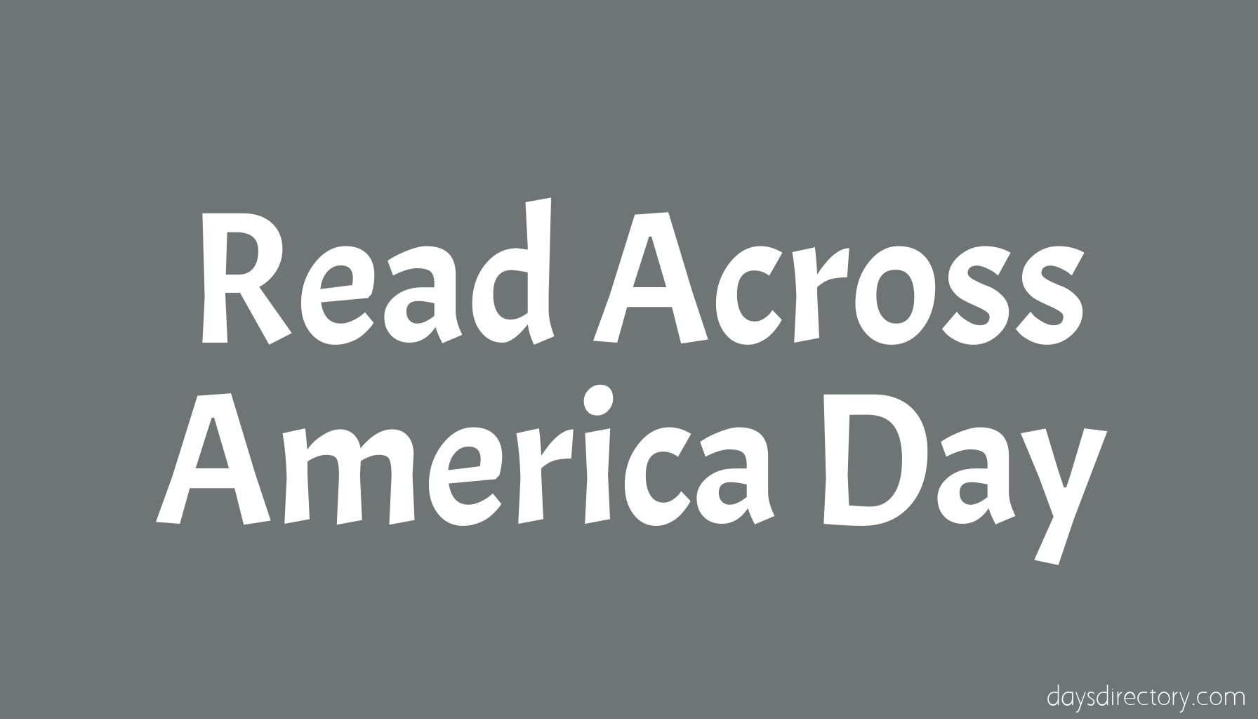 Read Across America Day