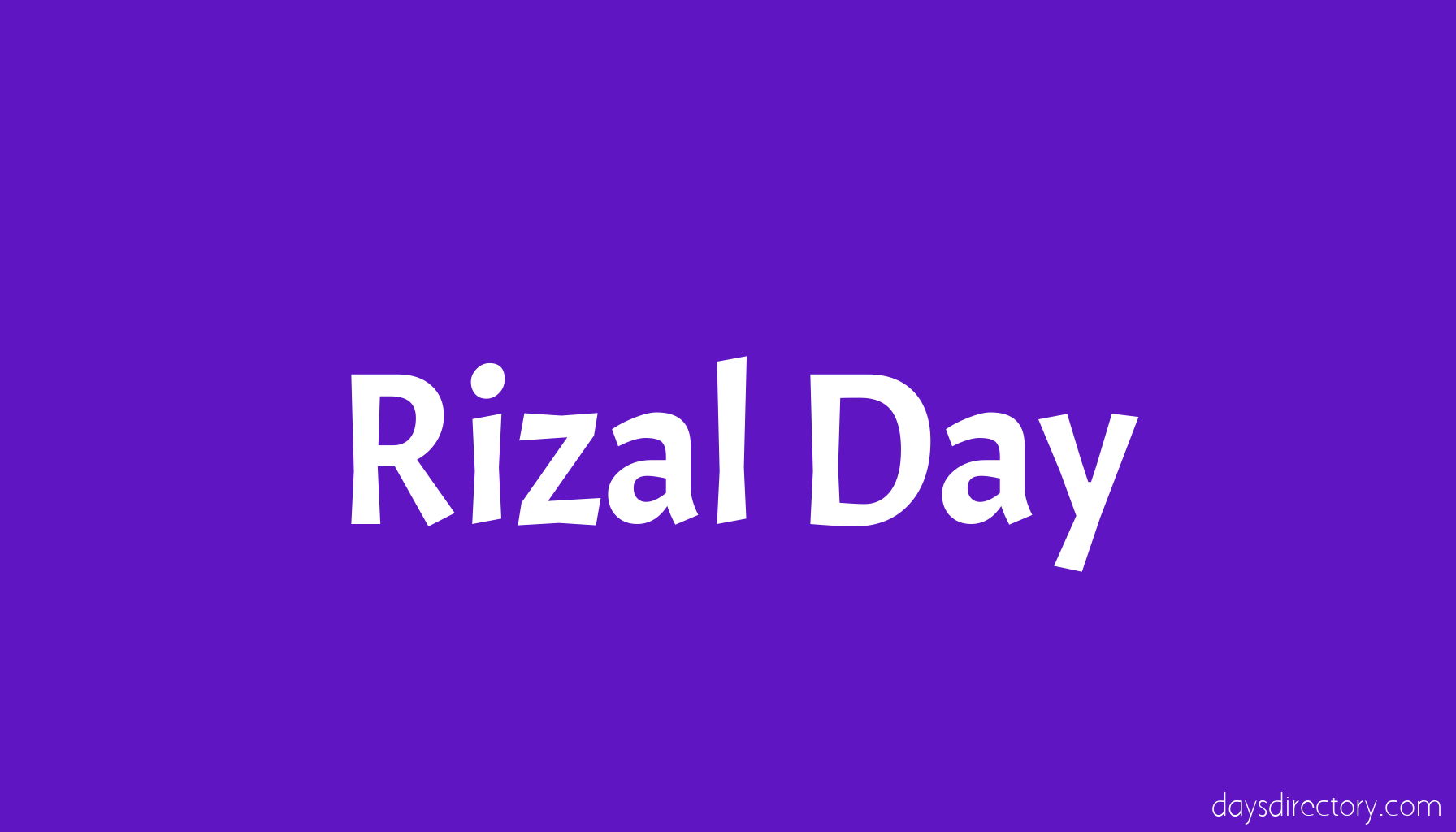 Rizal Day