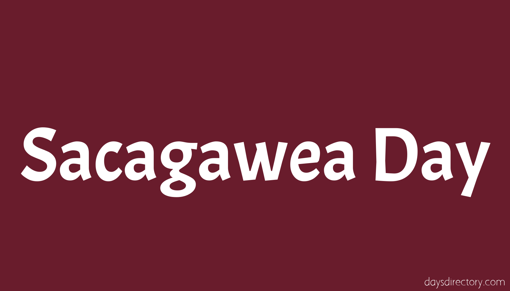 Sacagawea Day
