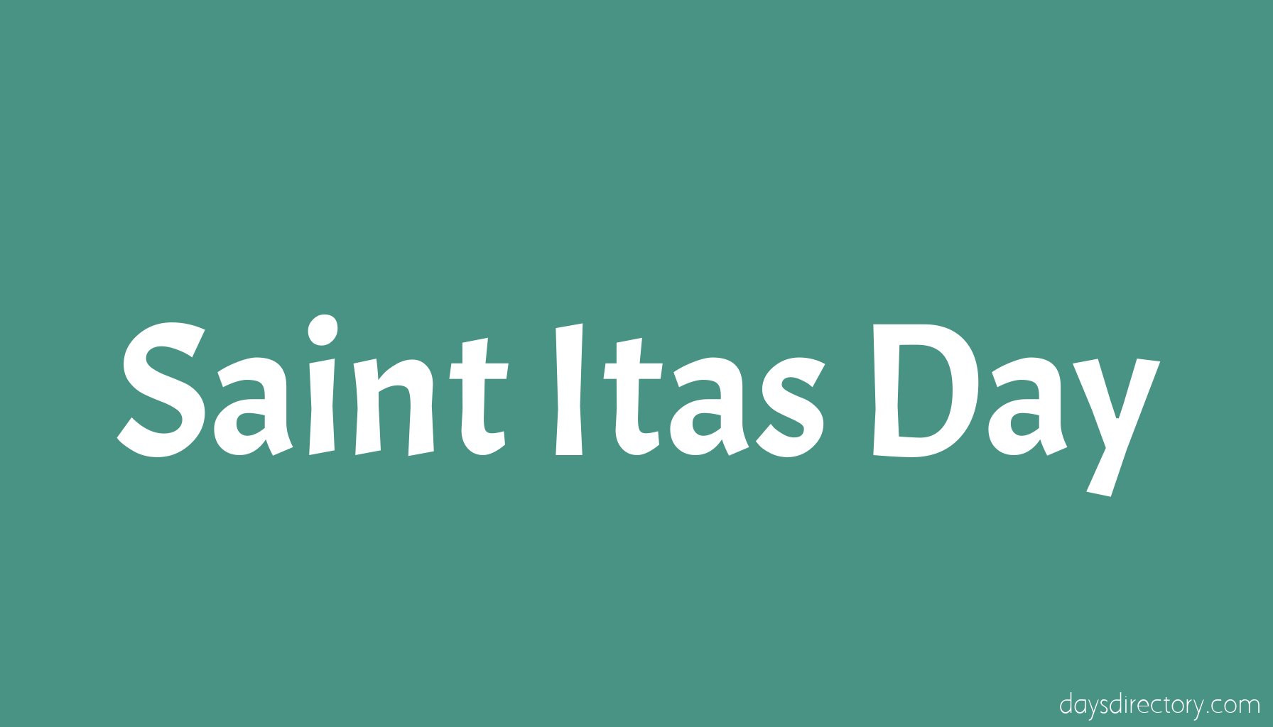 Saint Itas Day