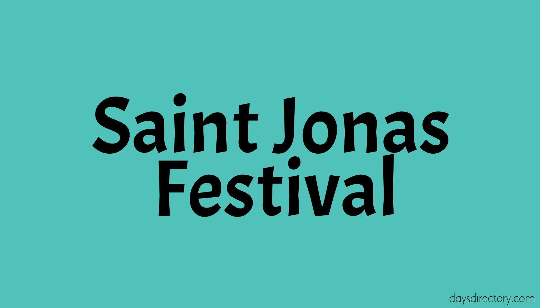 Saint Jonas Festival