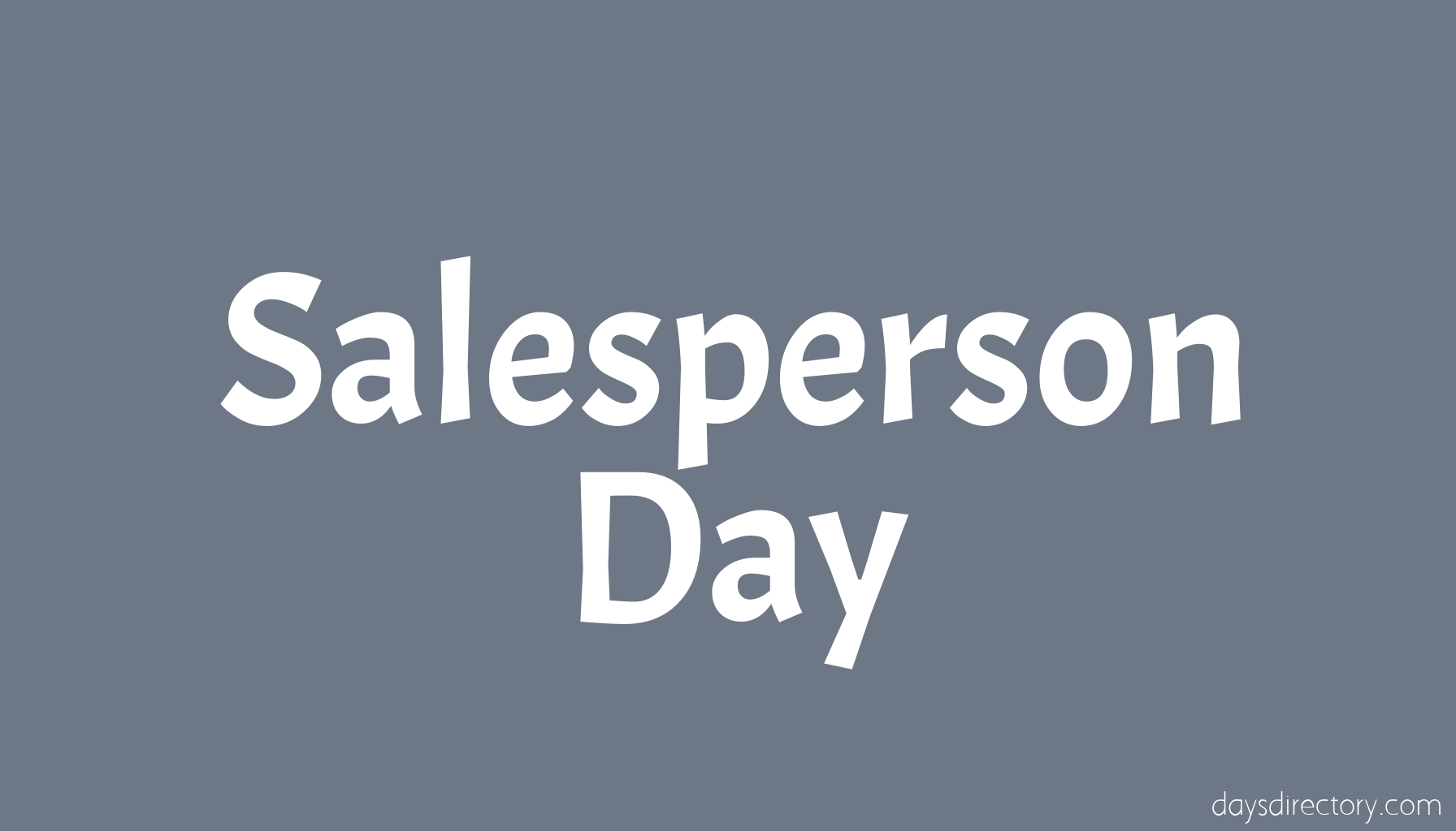 Salesperson Day