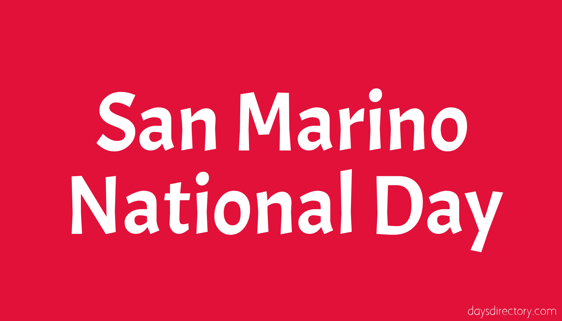San Marino National Day
