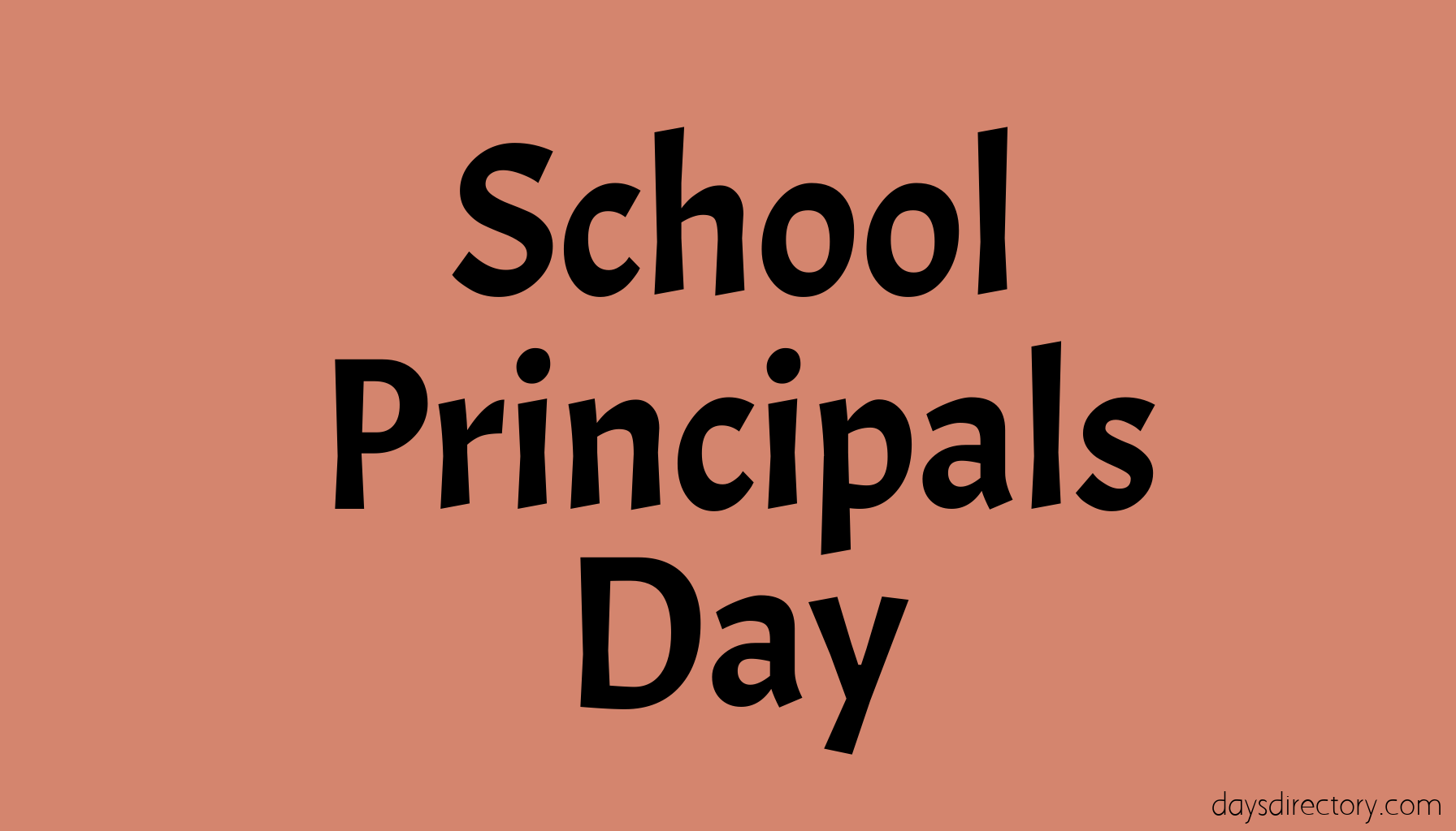 School Principals Day