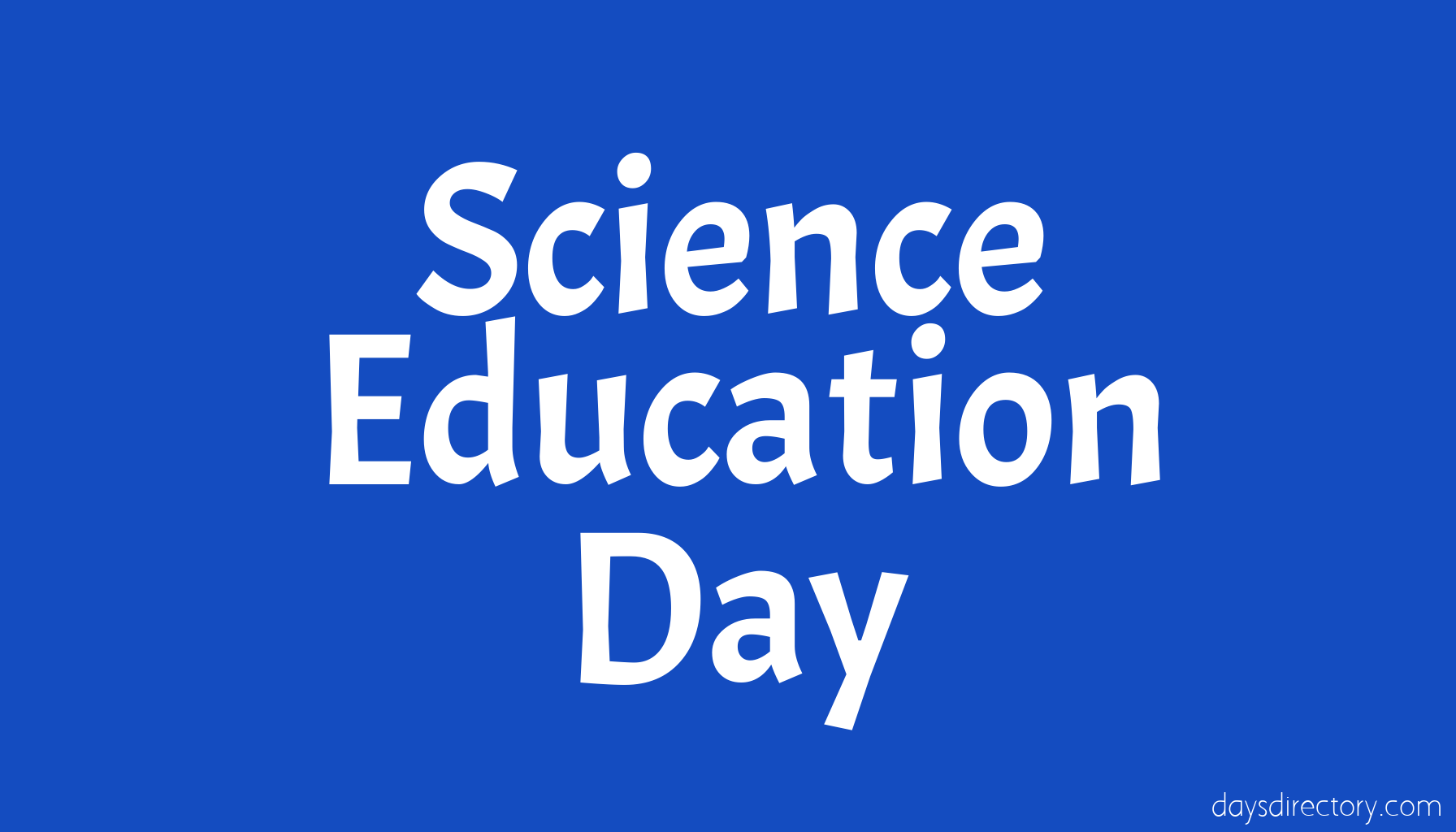 Science Education Day