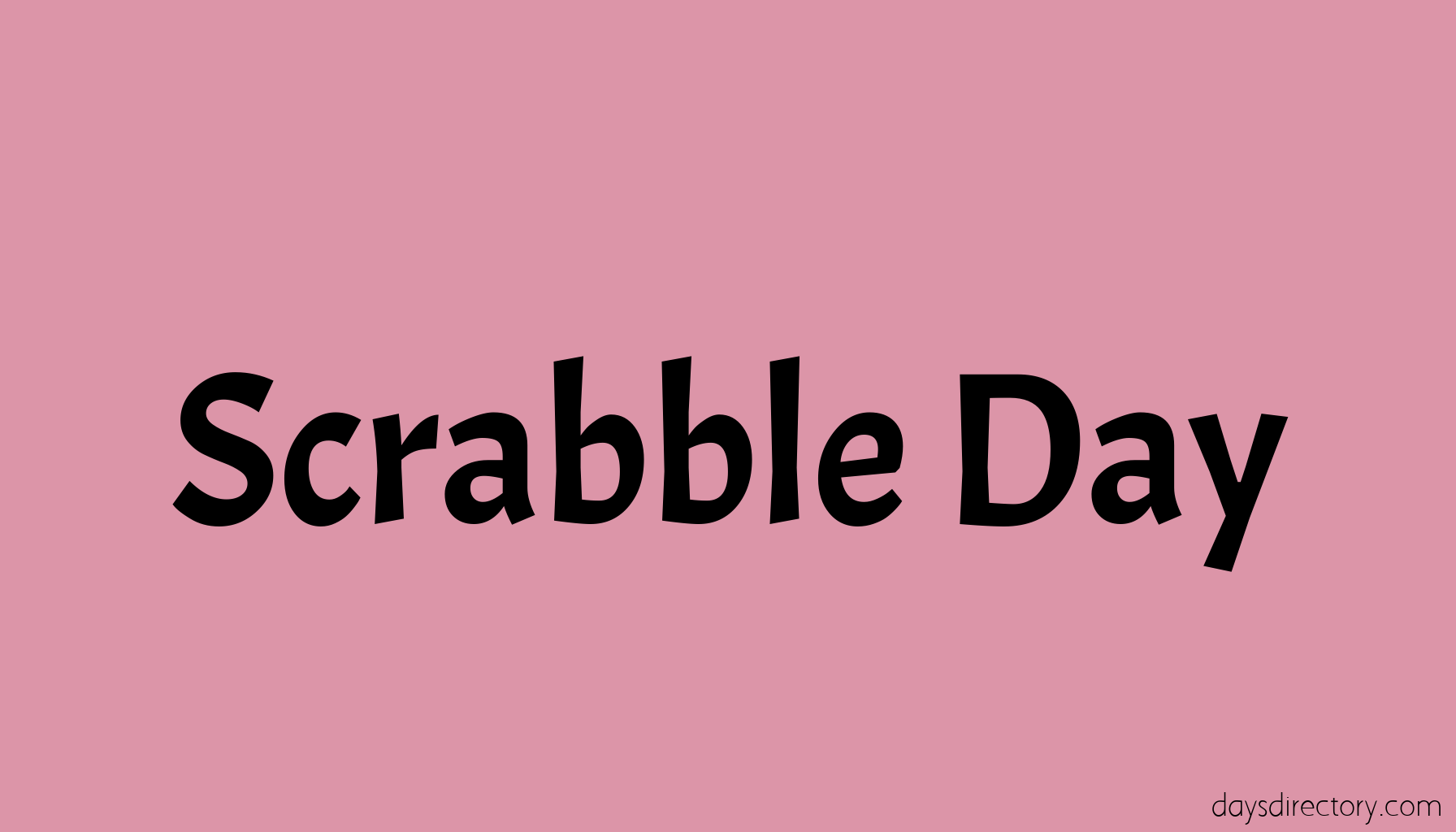 Scrabble Day