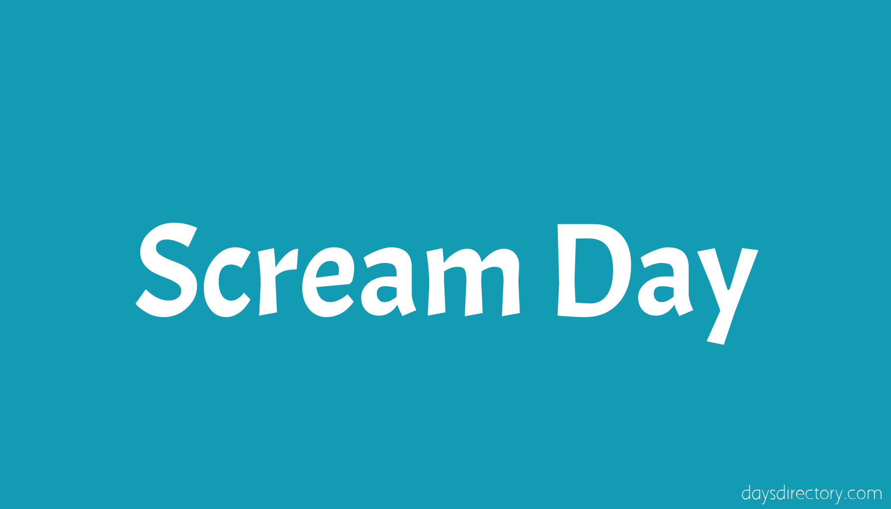 Scream Day