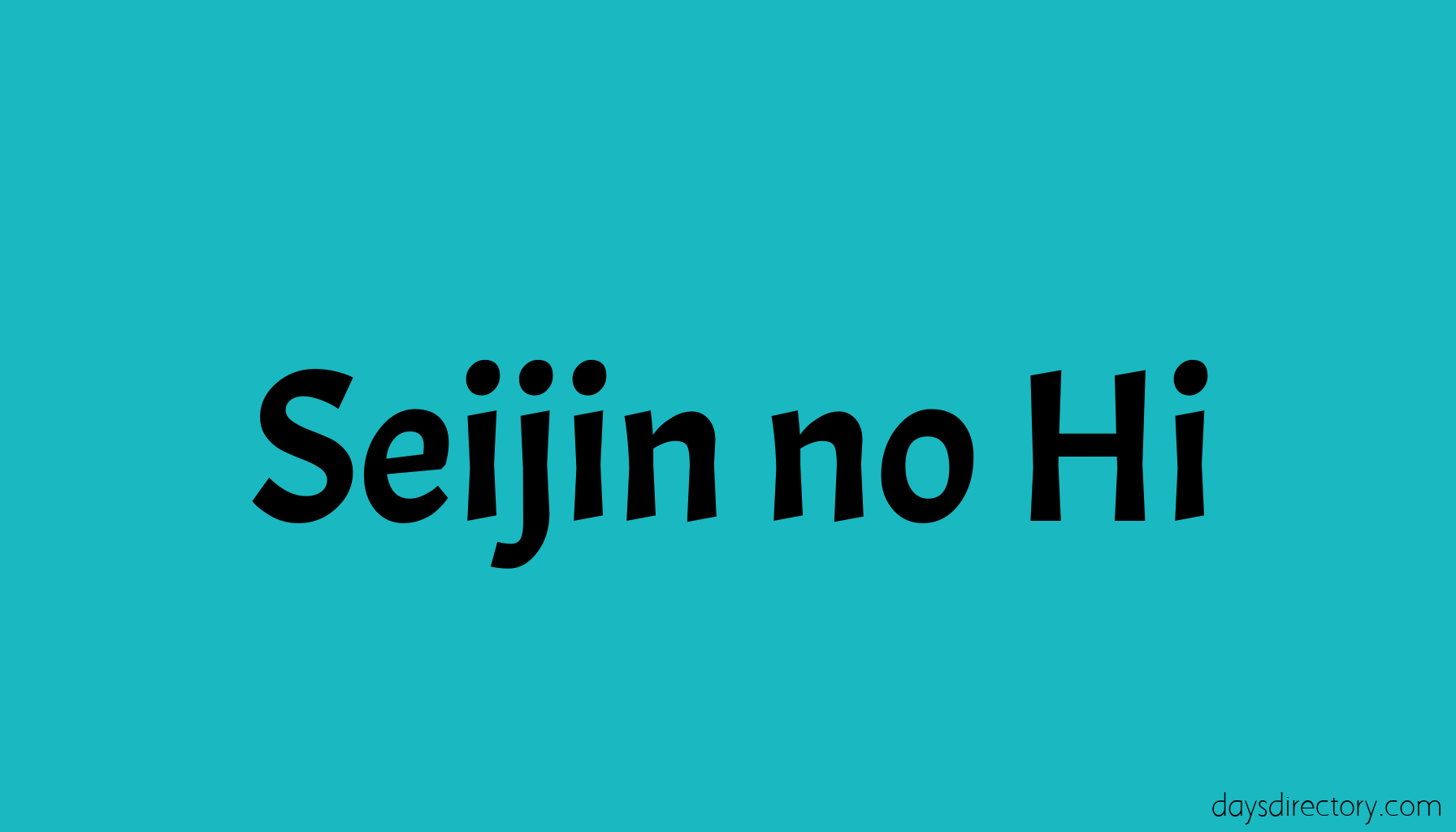 Seijin no Hi