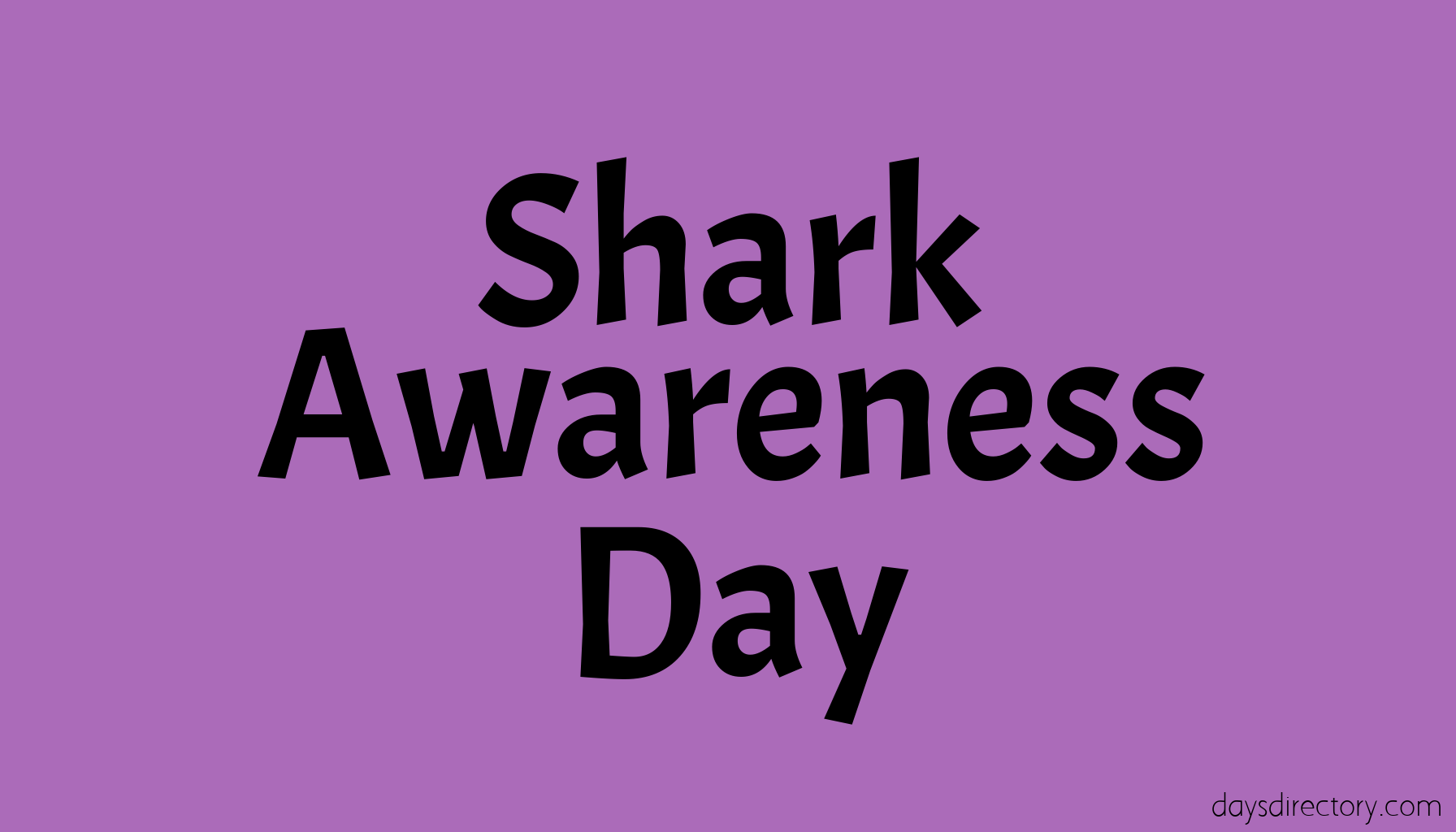 Shark Awareness Day