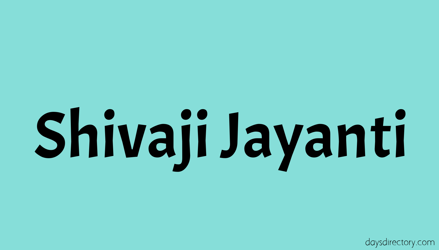Shivaji Jayanti