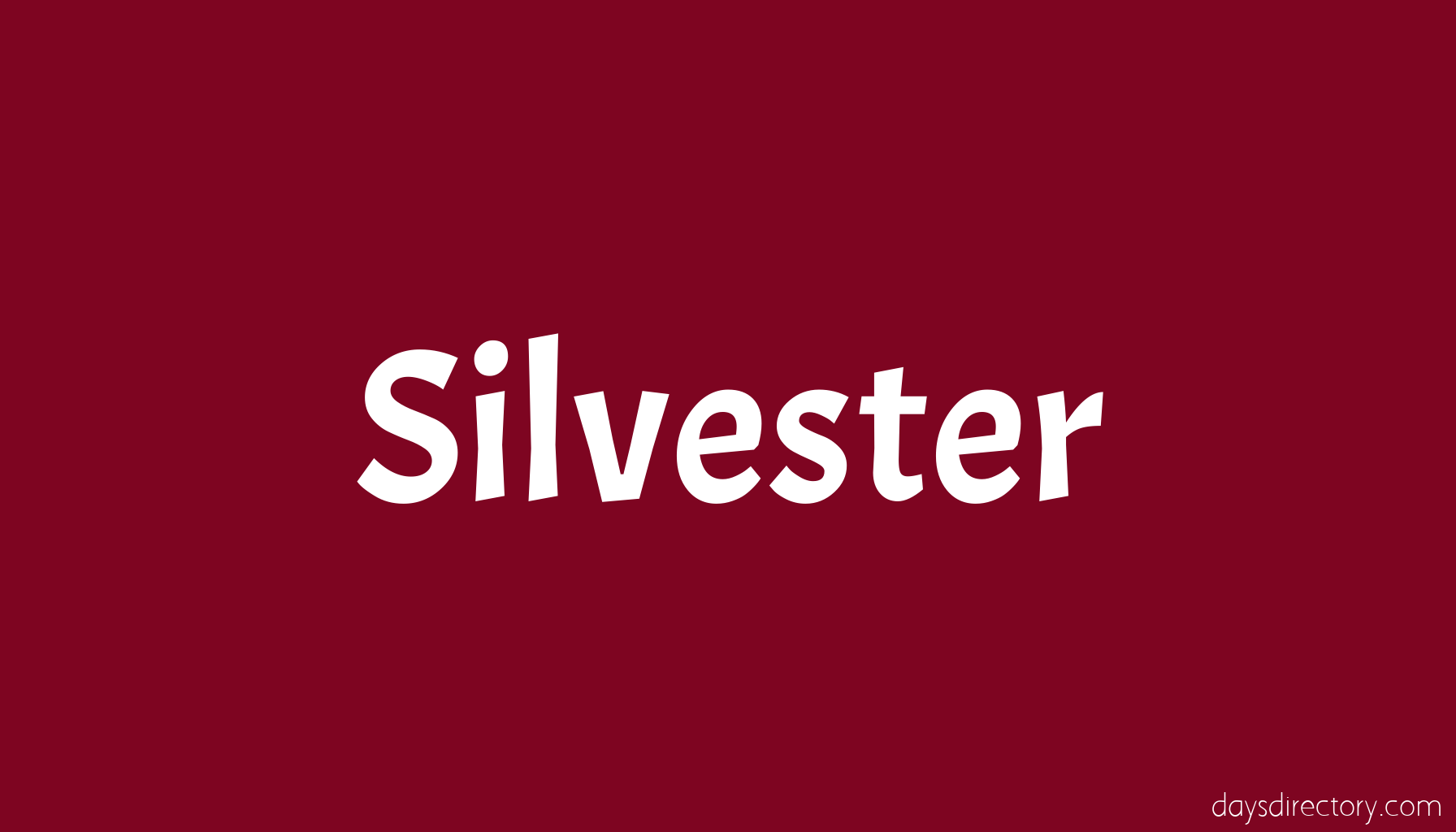 Silvester